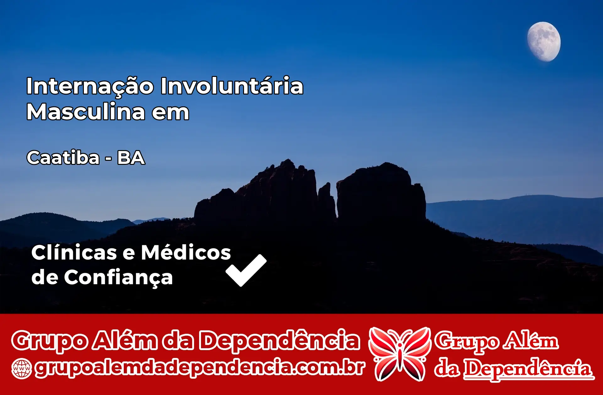 Internação Involuntária Masculina em Caatiba – BA