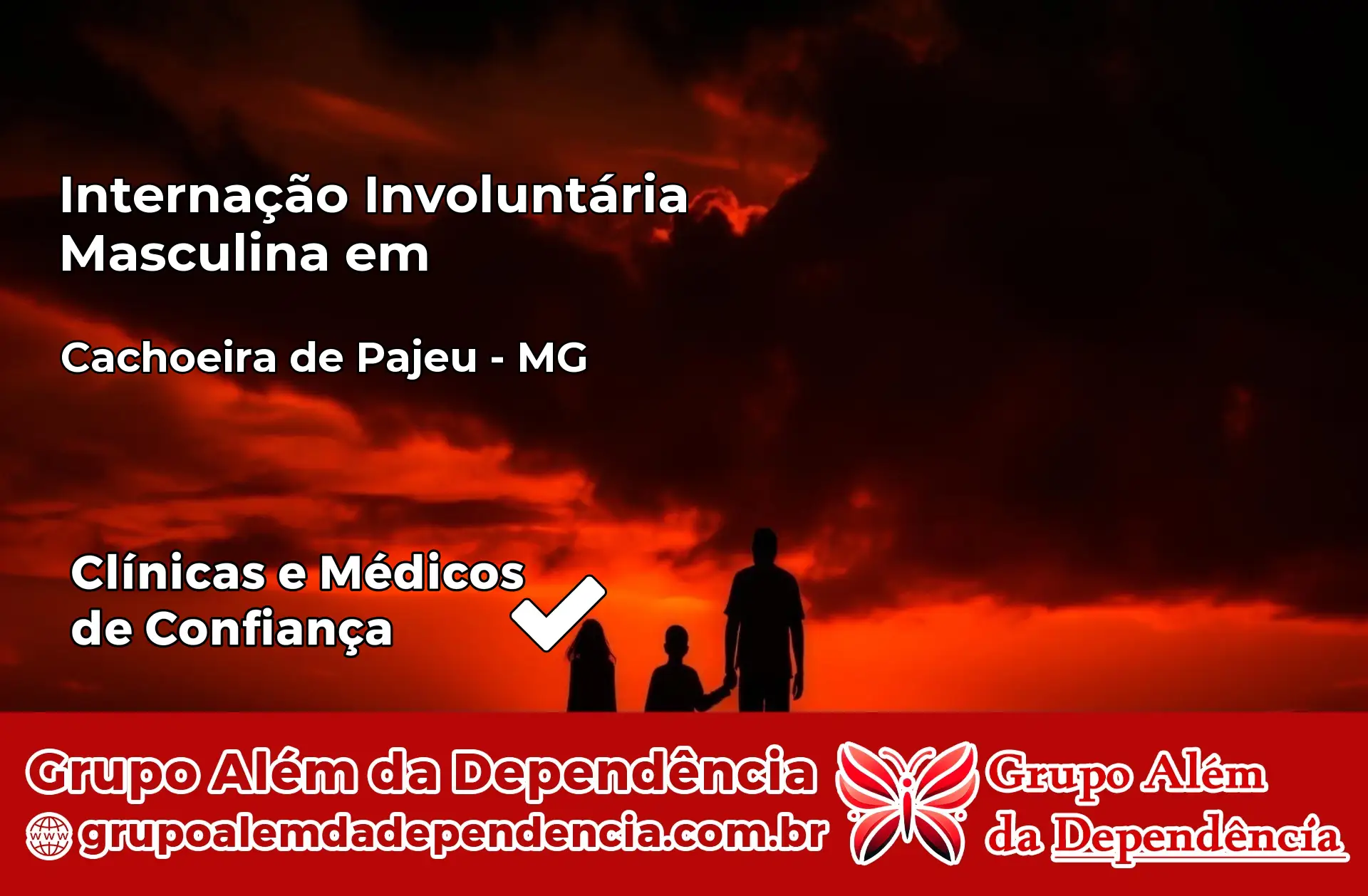 Internação Involuntária Masculina em Cachoeira de Pajeú – MG