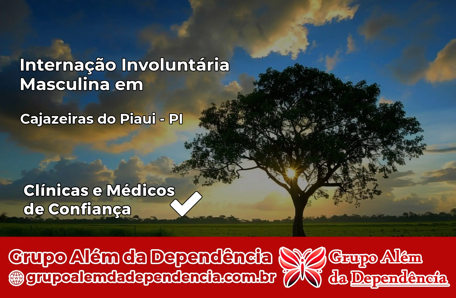 Internação Involuntária Masculina em Cajazeiras do Piauí – PI