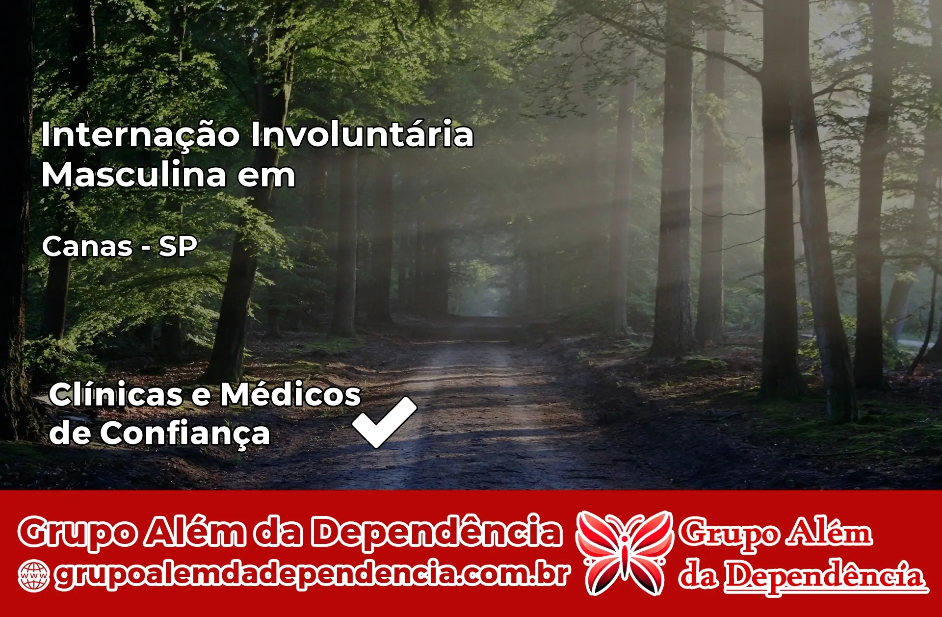 Internação Involuntária Masculina em Canas – SP