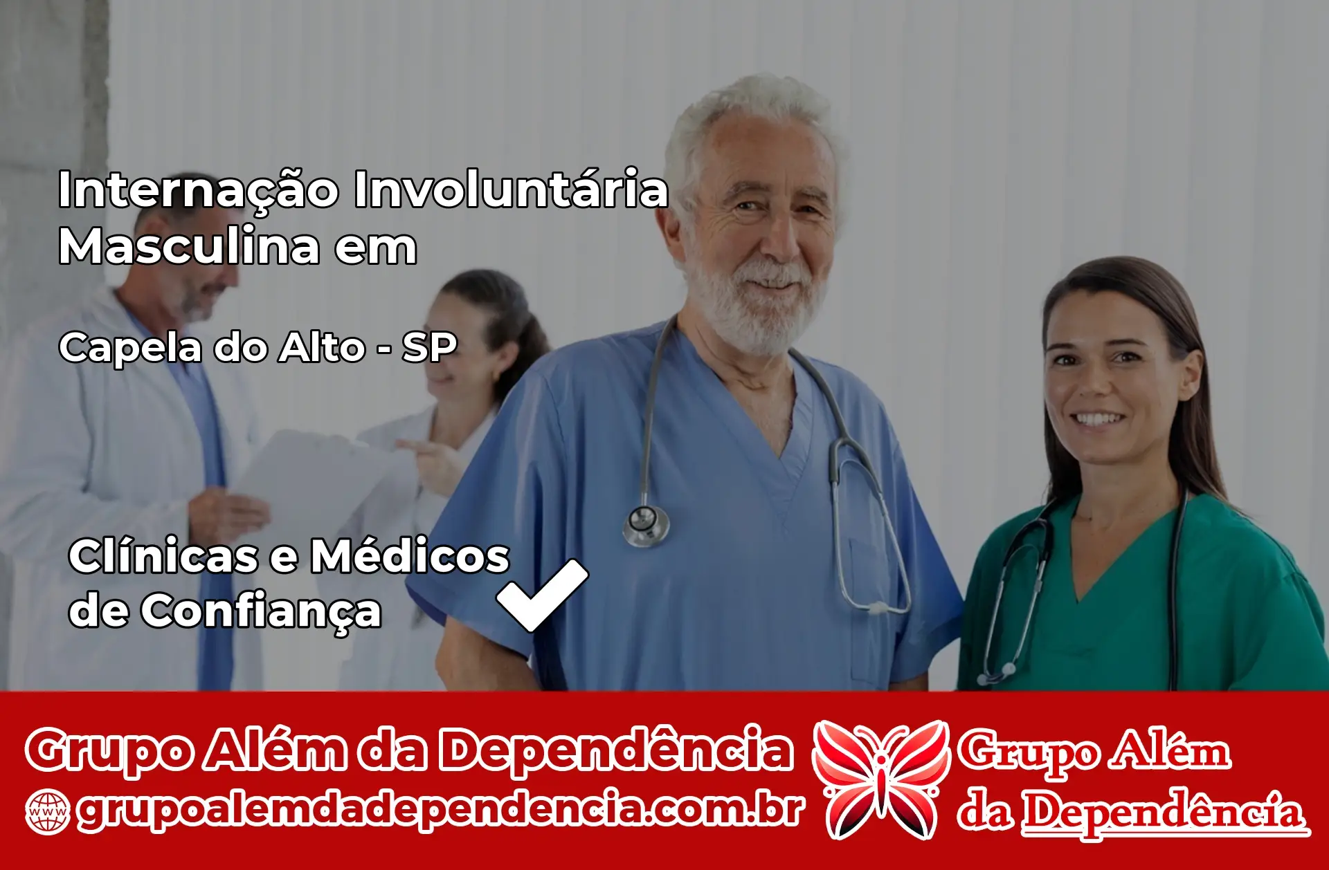 Internação Involuntária Masculina em Capela do Alto – SP