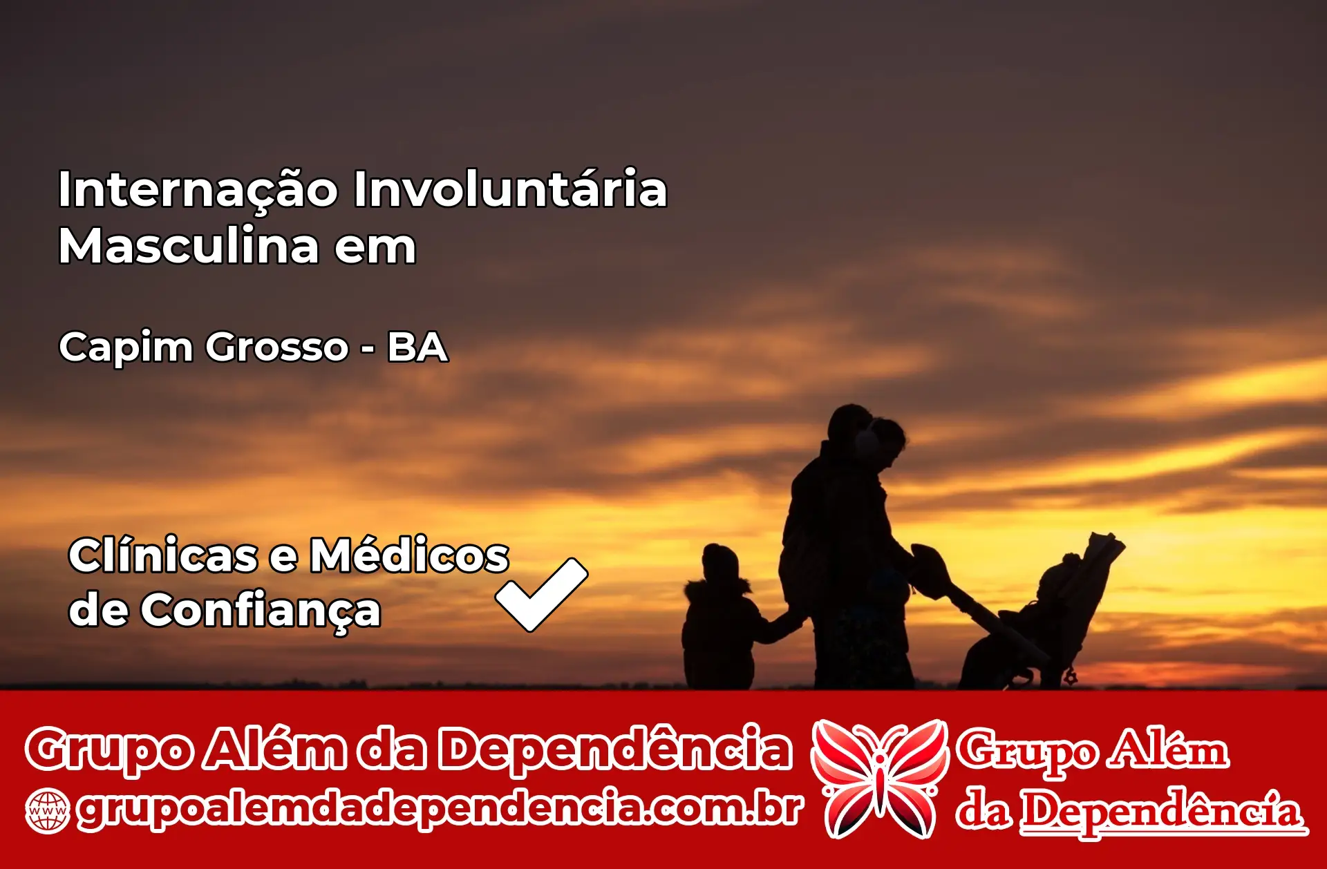 Internação Involuntária Masculina em Capim Grosso – BA