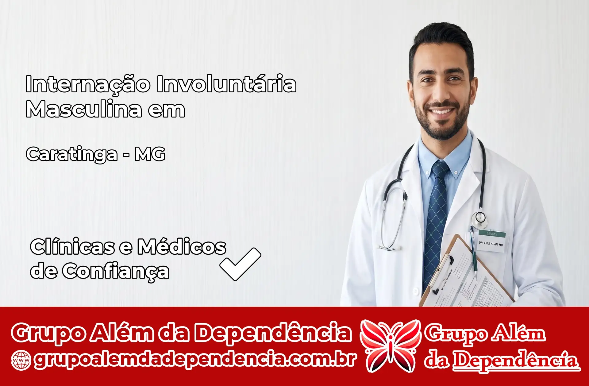 Internação Involuntária Masculina em Caratinga – MG