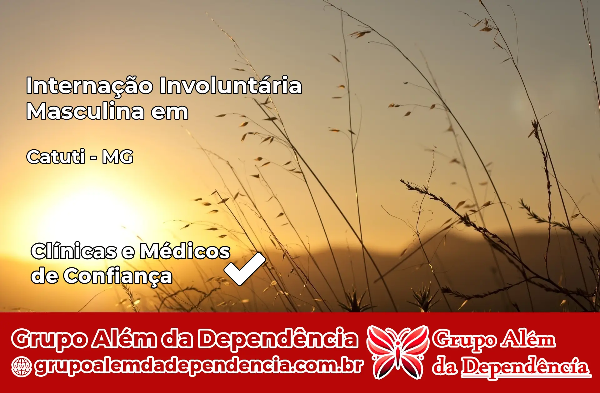 Internação Involuntária Masculina em Catuti – MG