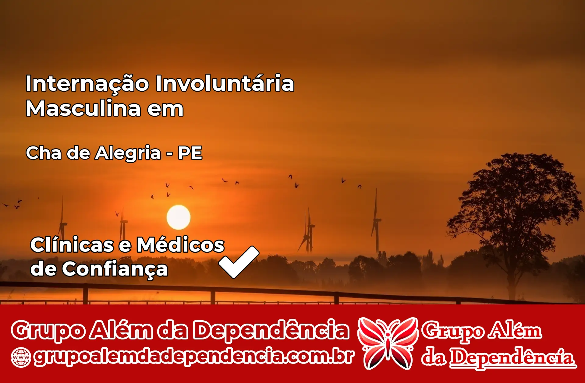 Internação Involuntária Masculina em Chã de Alegria – PE