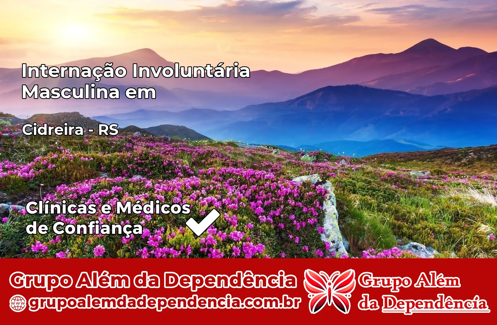 Internação Involuntária Masculina em Cidreira – RS