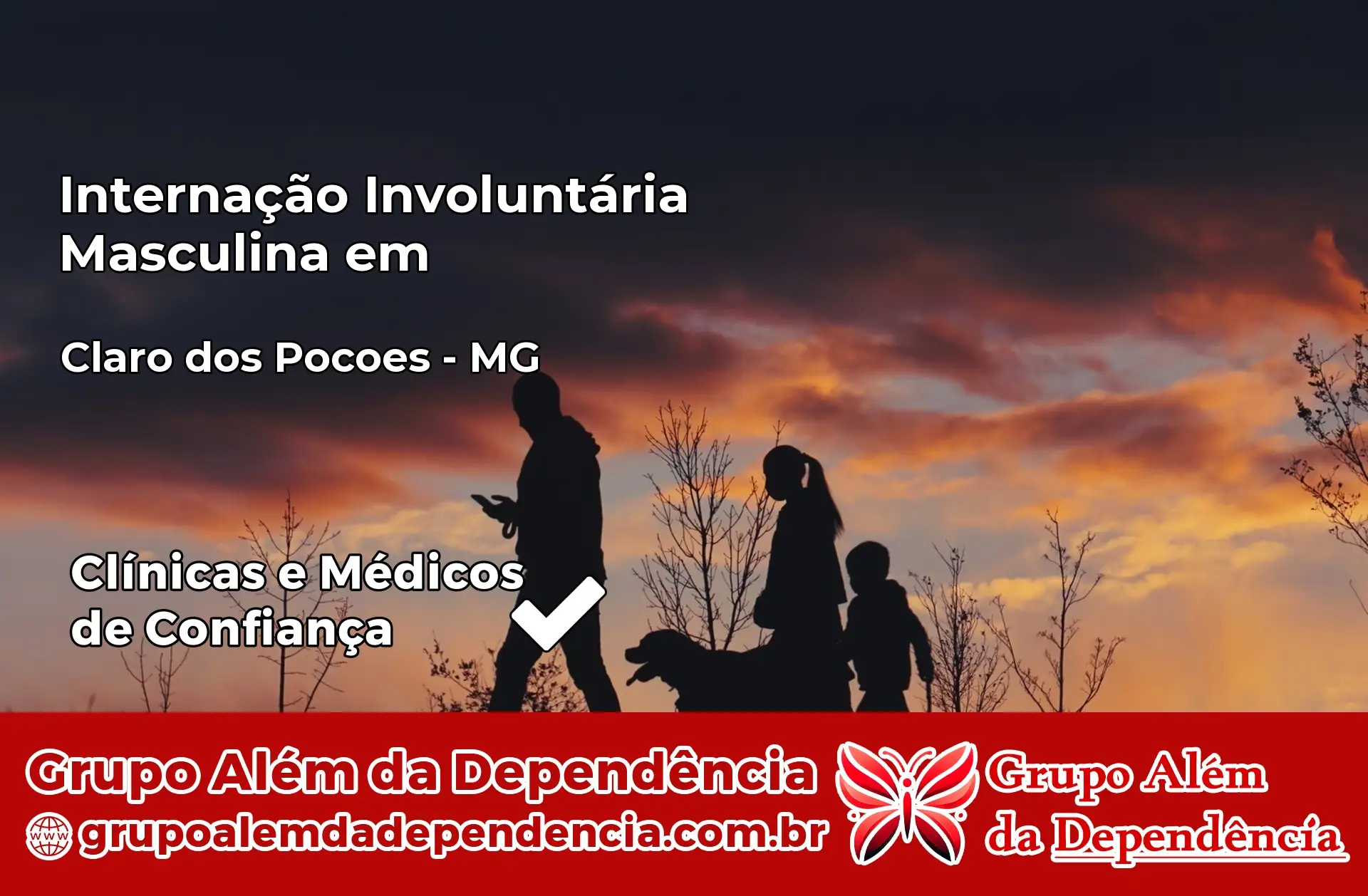Internação Involuntária Masculina em Claro dos Poções – MG