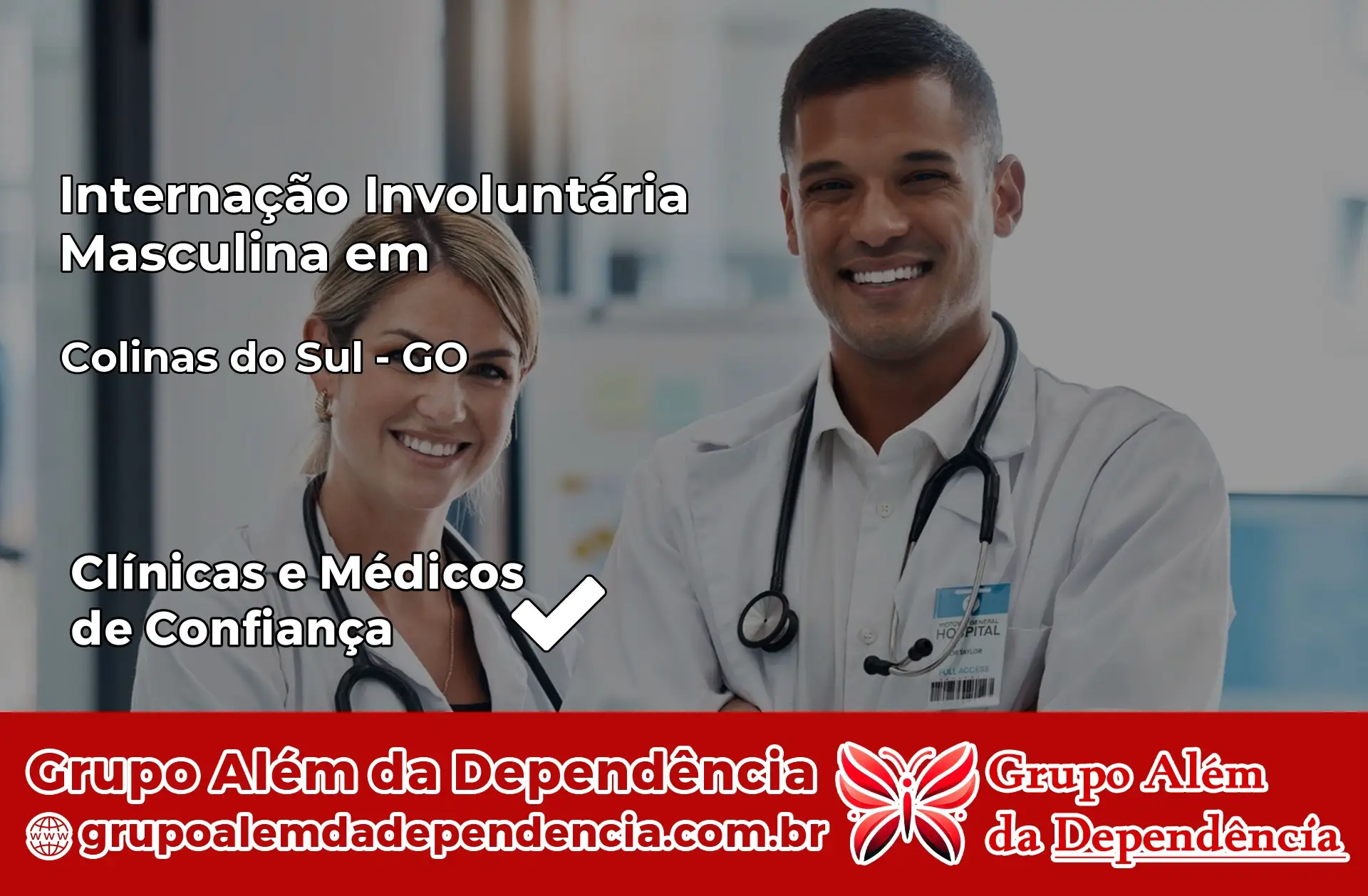 Internação Involuntária Masculina em Colinas do Sul – GO