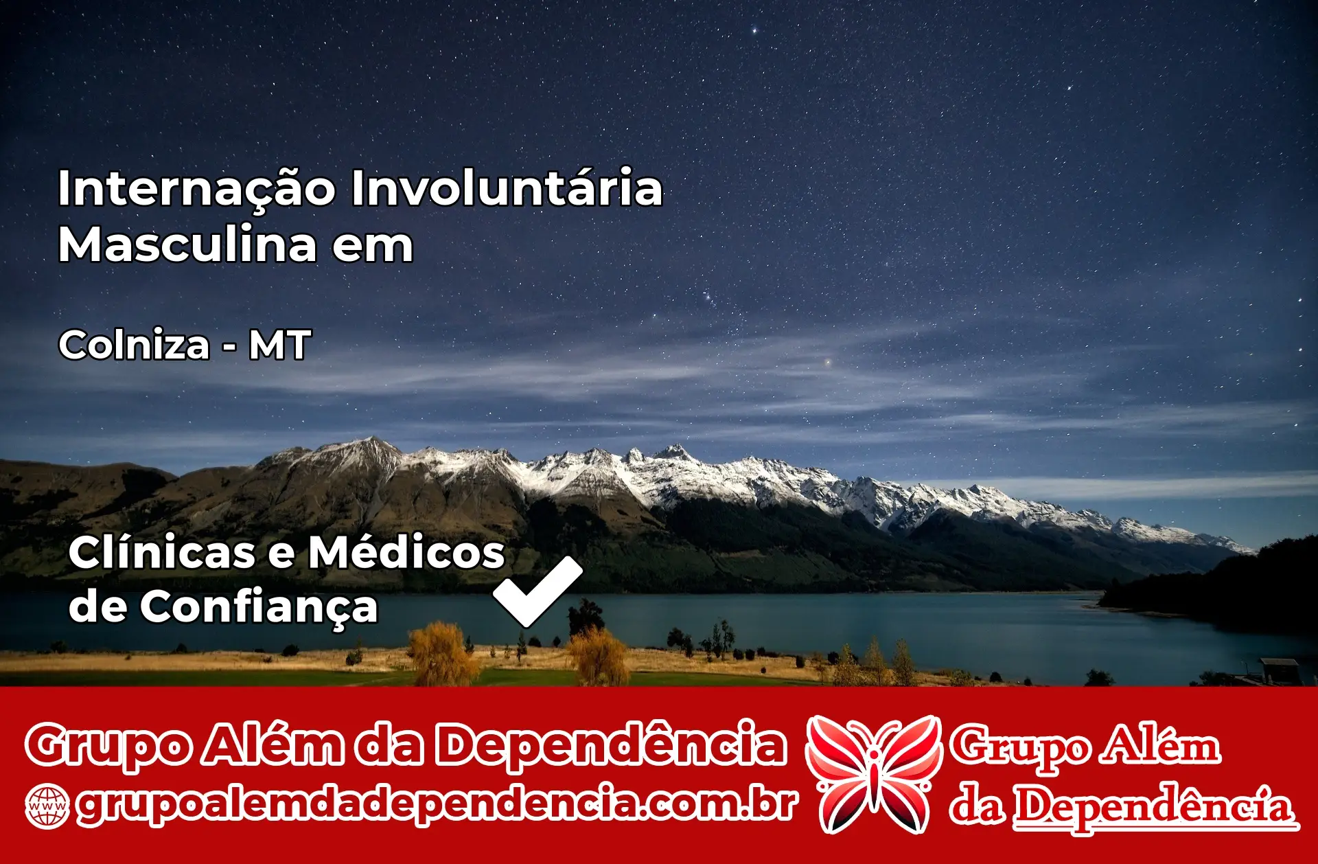 Internação Involuntária Masculina em Colniza – MT