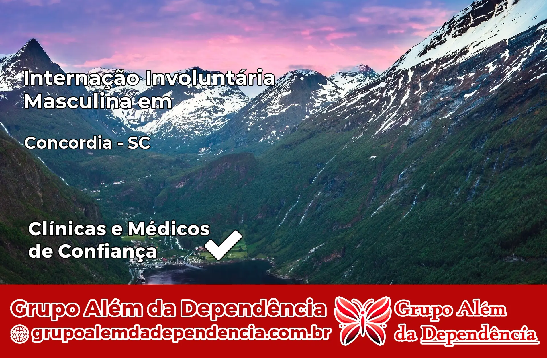 Internação Involuntária Masculina em Concórdia – SC
