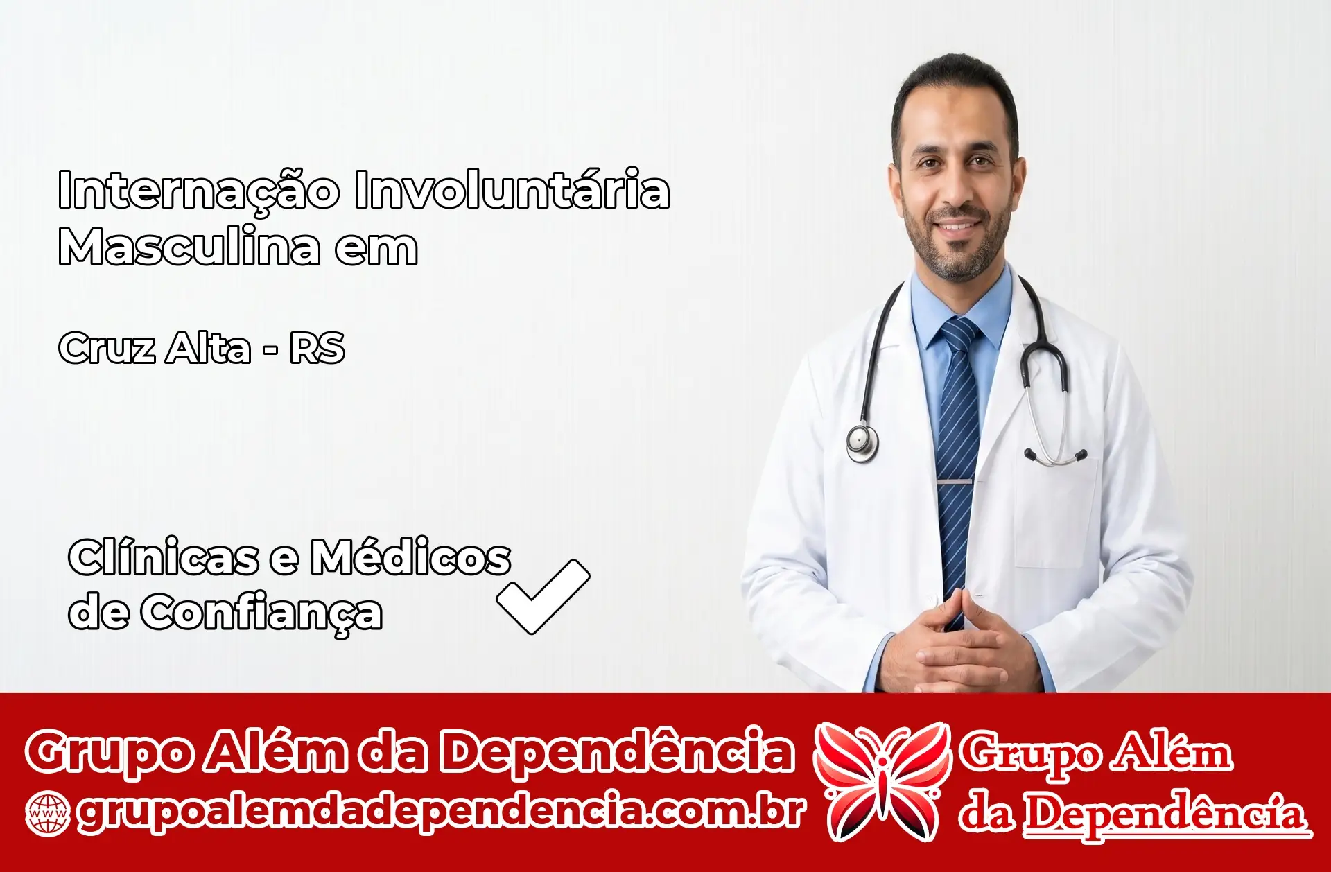 Internação Involuntária Masculina em Cruz Alta – RS