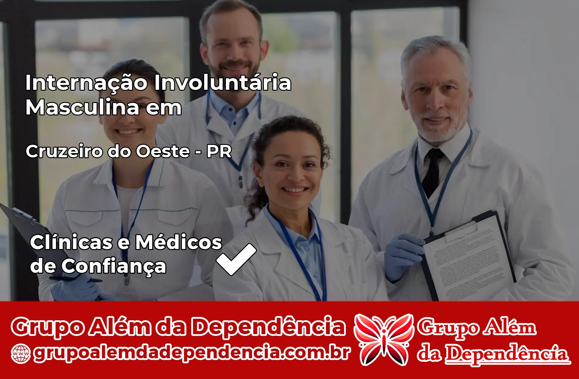 Internação Involuntária Masculina em Cruzeiro do Oeste – PR
