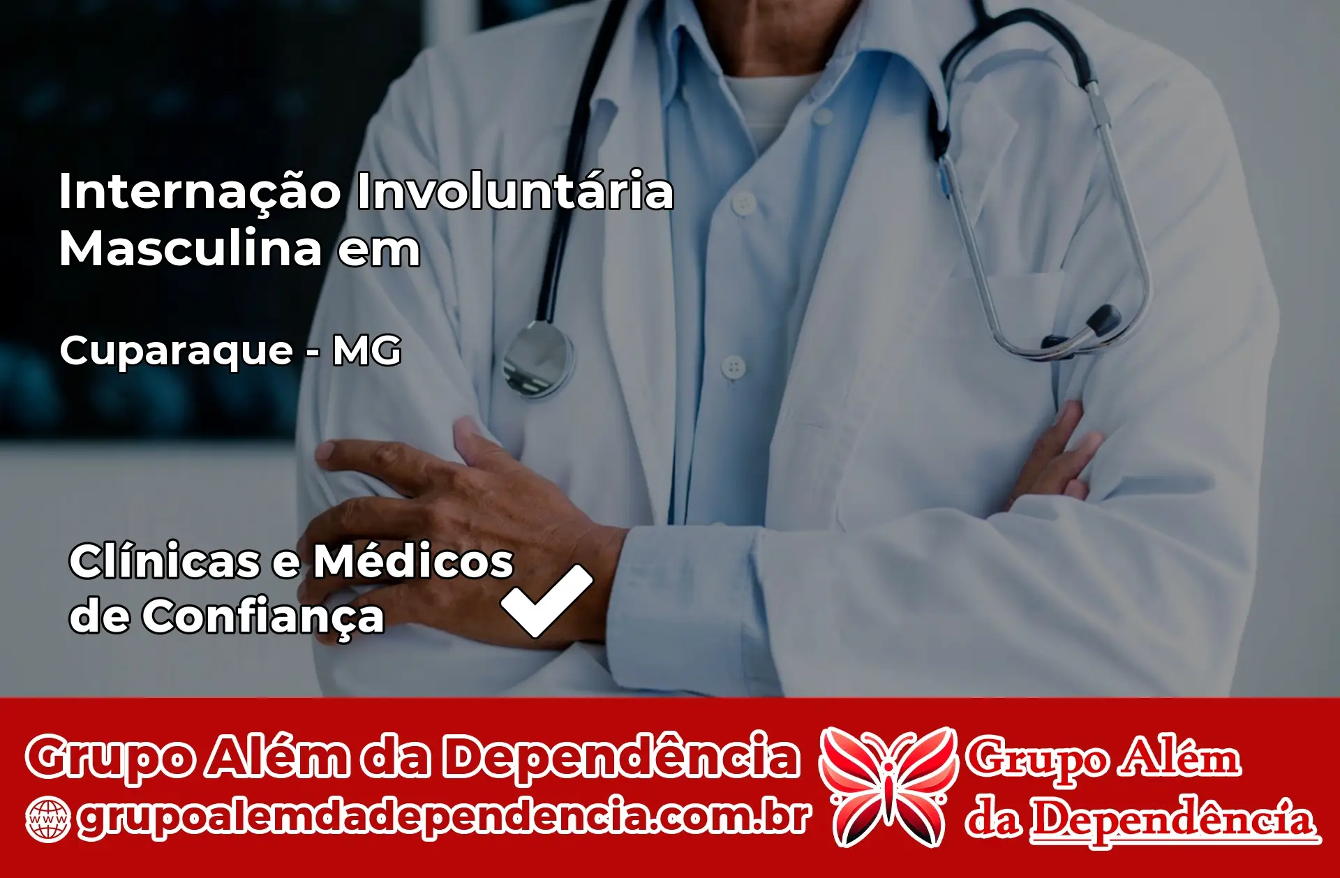 Internação Involuntária Masculina em Cuparaque – MG