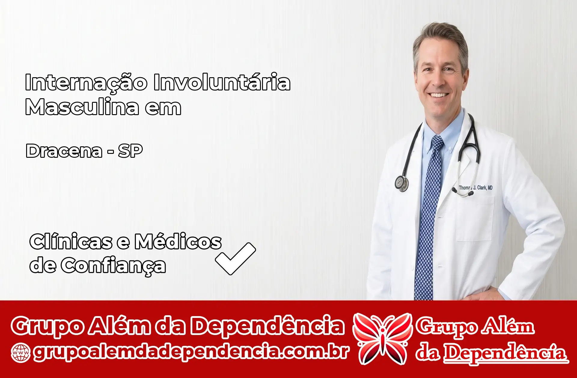 Internação Involuntária Masculina em Dracena – SP