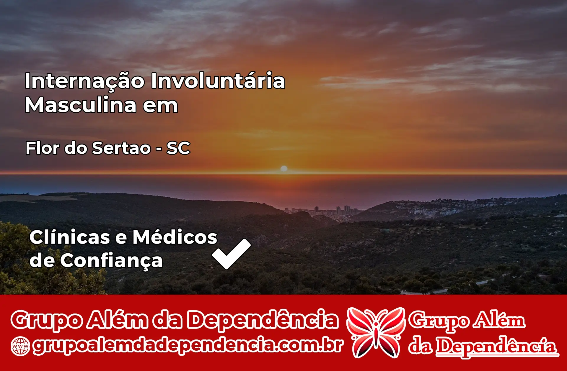 Internação Involuntária Masculina em Flor do Sertão – SC