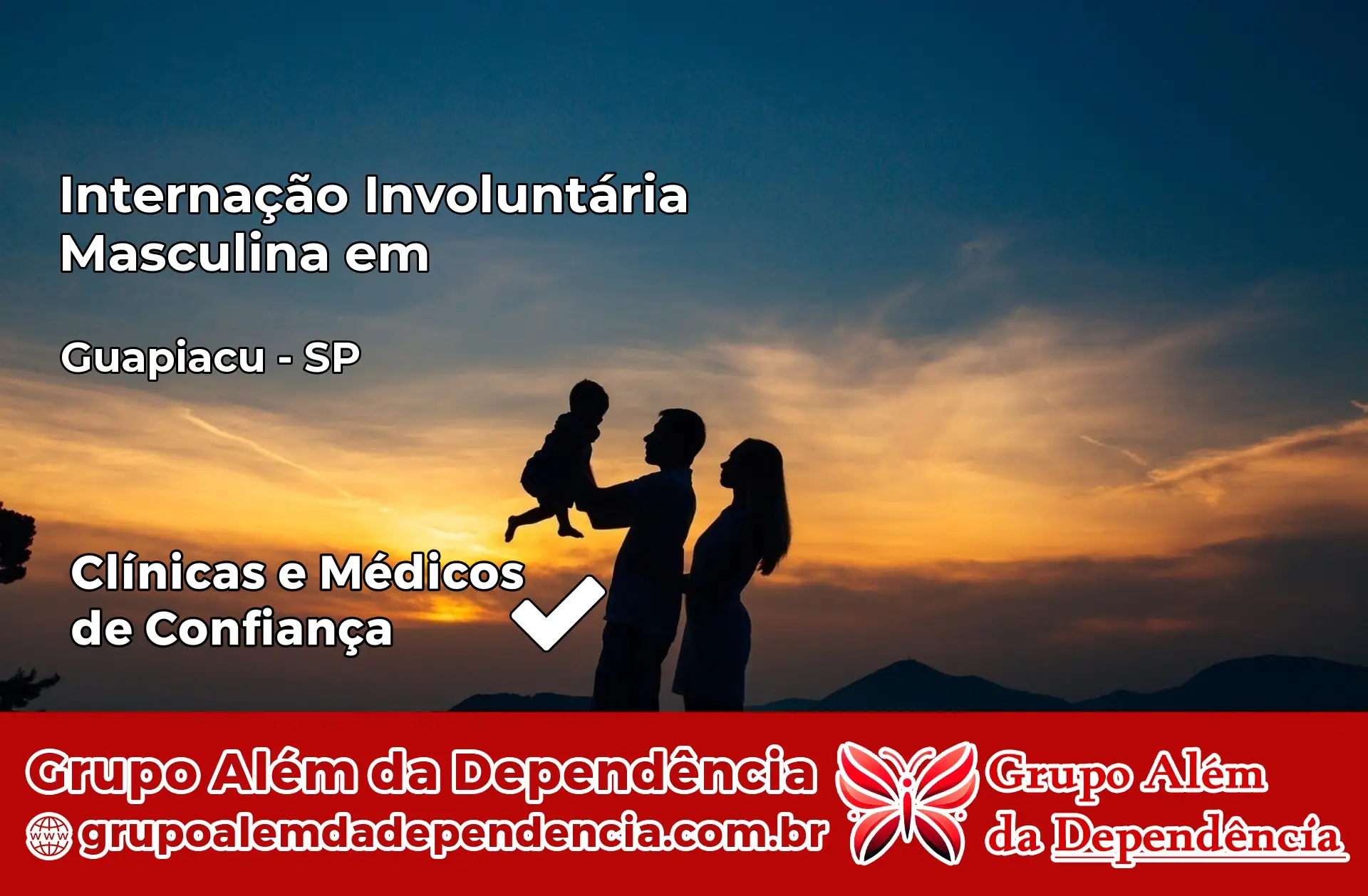 Internação Involuntária Masculina em Guapiaçu – SP