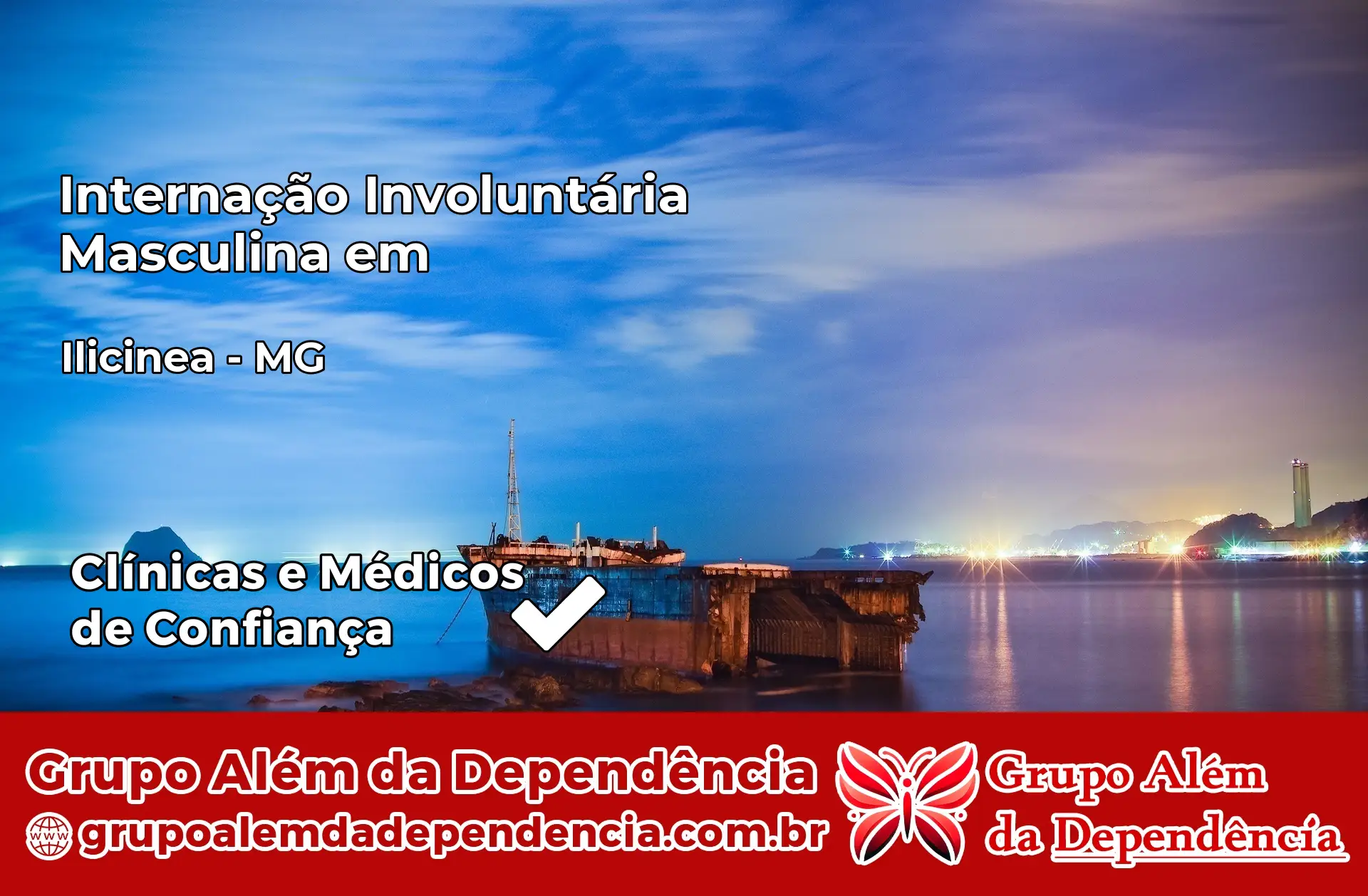 Internação Involuntária Masculina em Ilicínea – MG