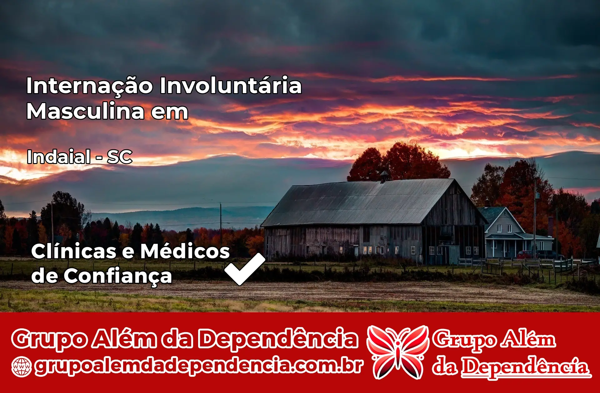 Internação Involuntária Masculina em Indaial – SC