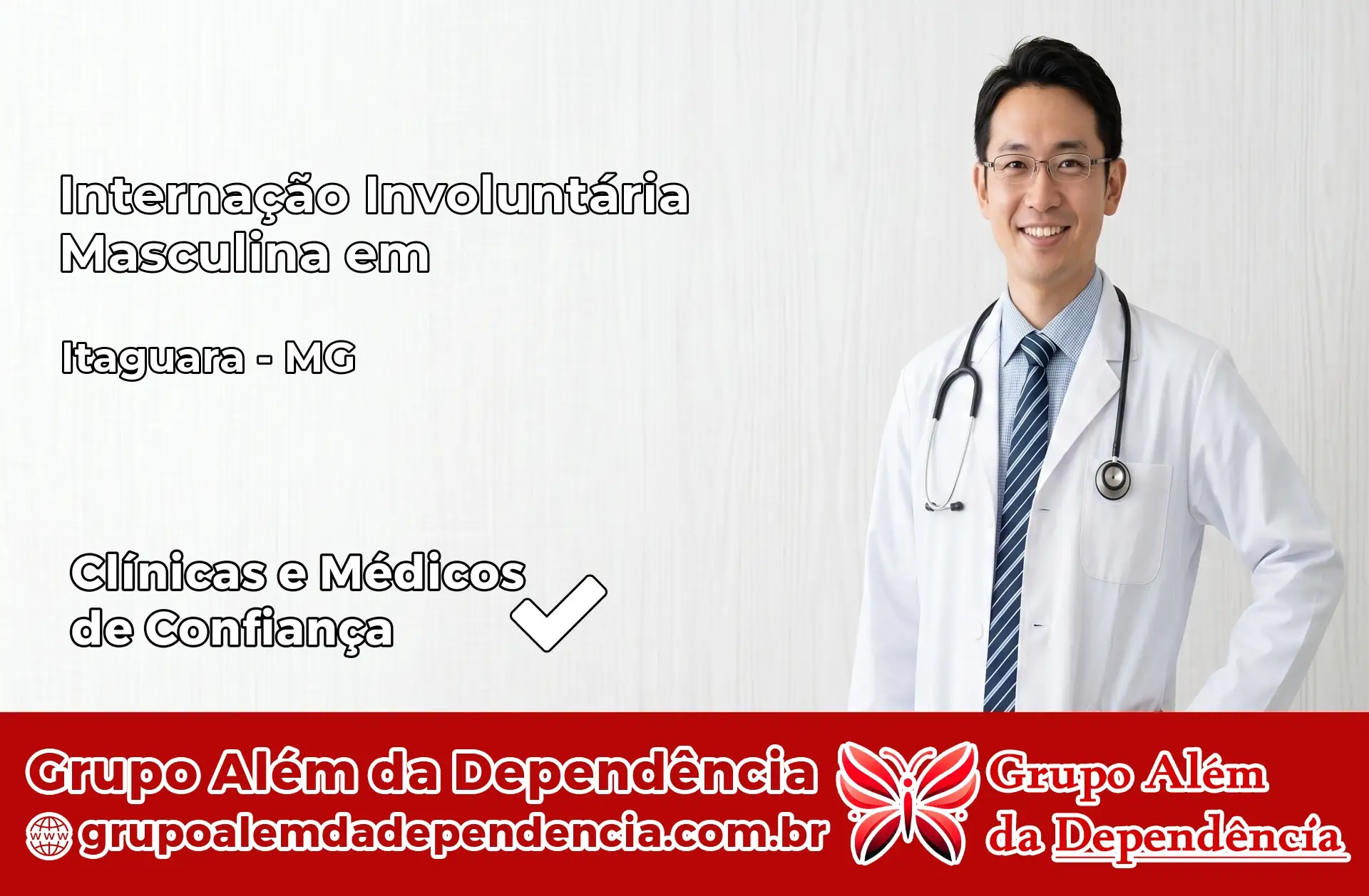 Internação Involuntária Masculina em Itaguara – MG