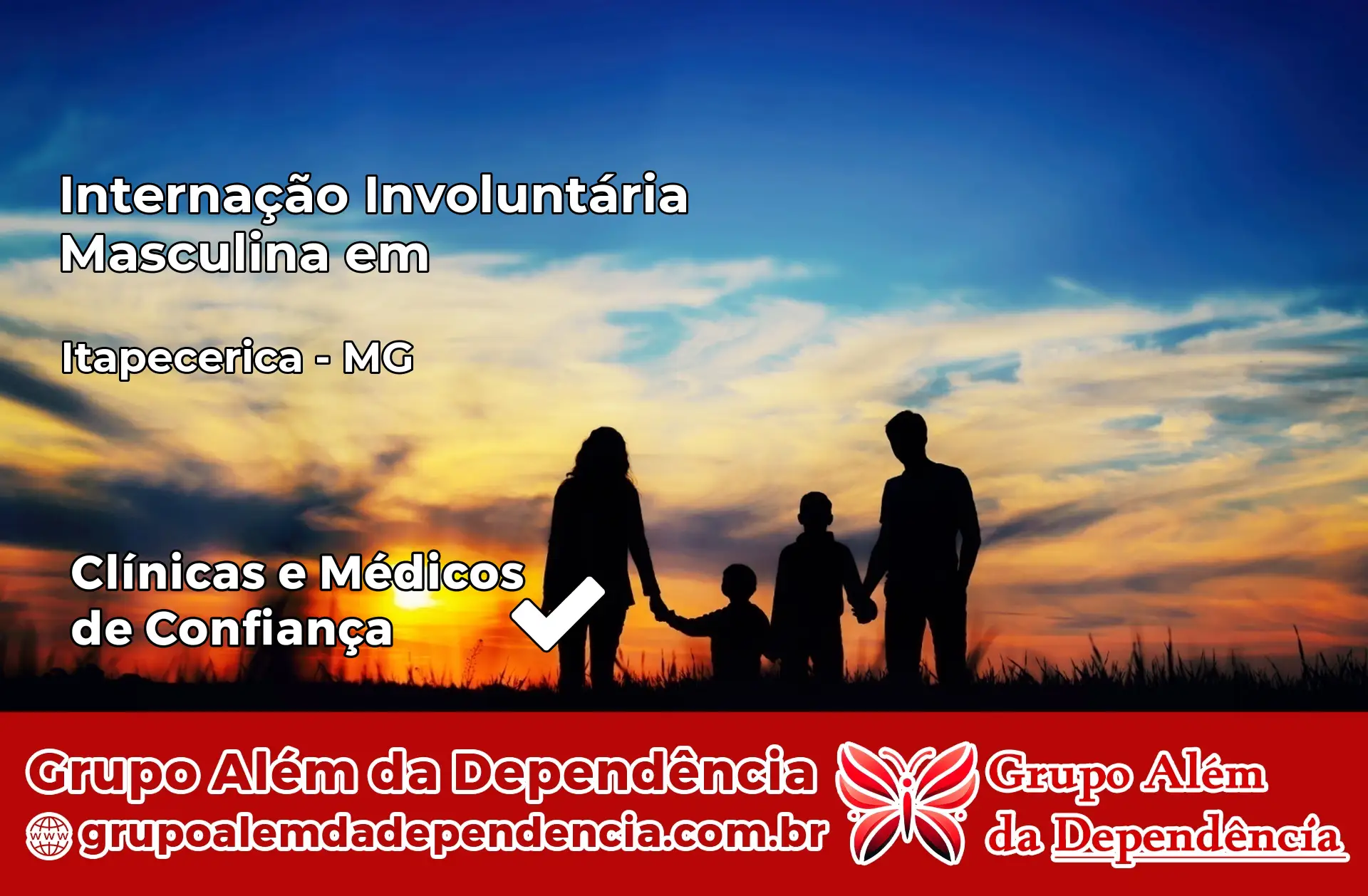 Internação Involuntária Masculina em Itapecerica – MG