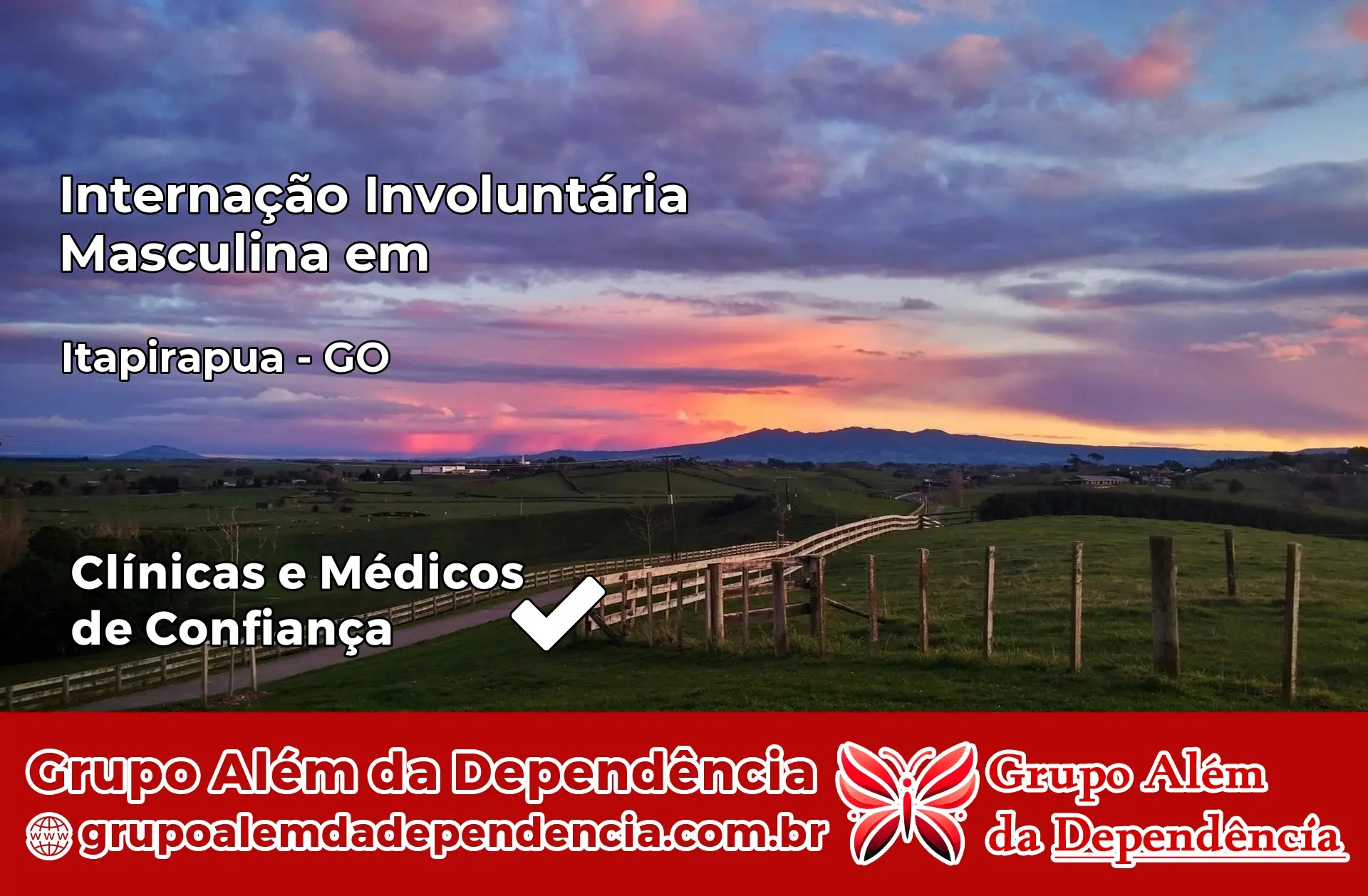 Internação Involuntária Masculina em Itapirapuã – GO