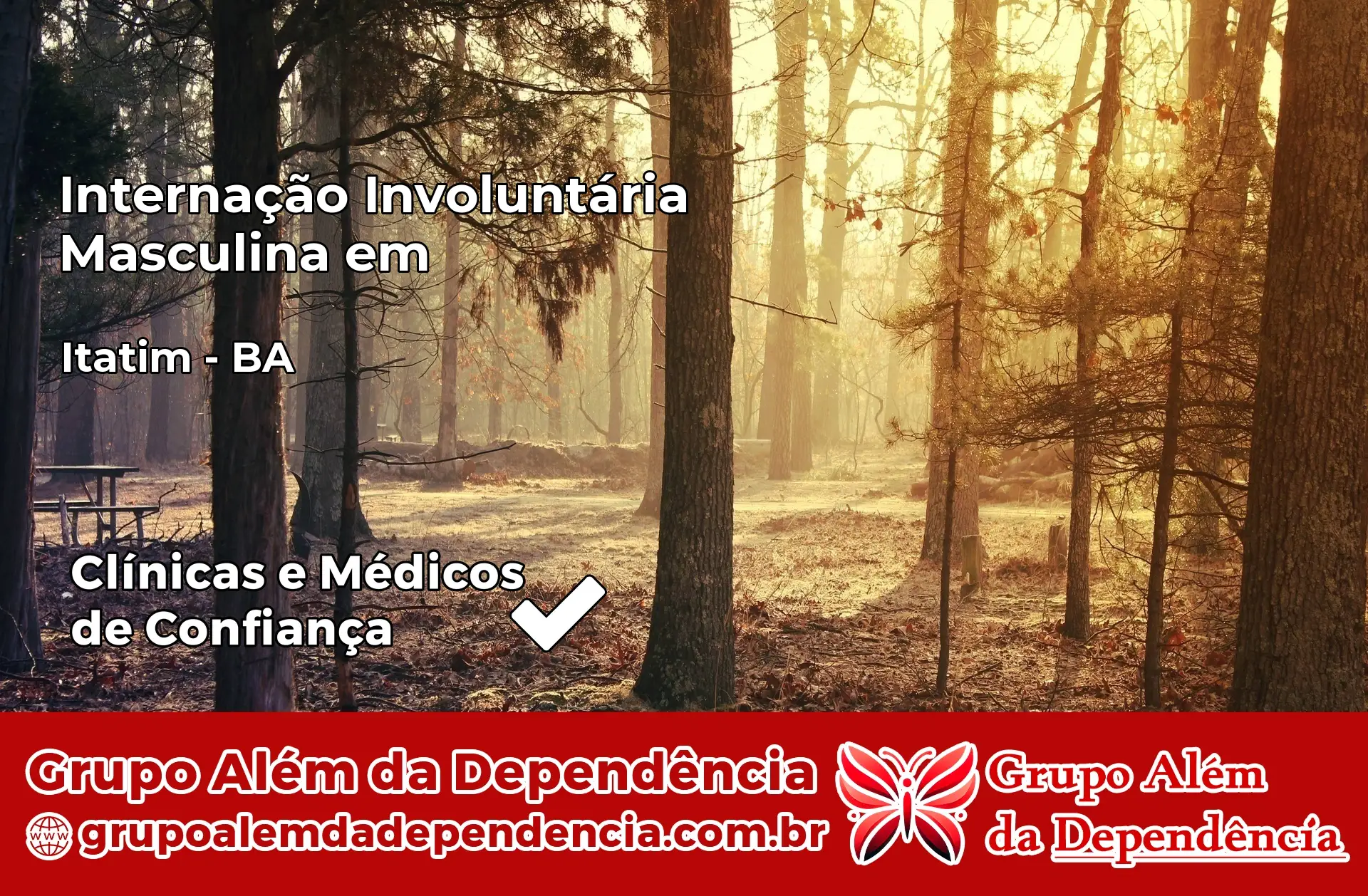 Internação Involuntária Masculina em Itatim – BA