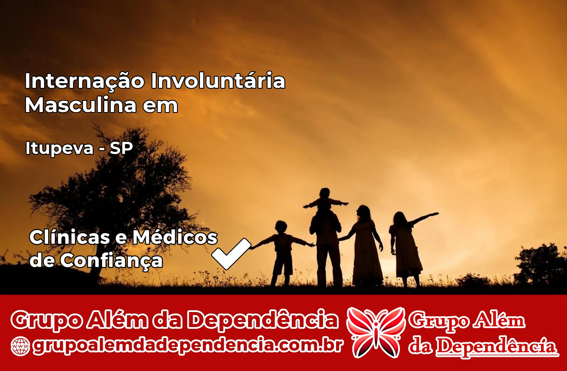 Internação Involuntária Masculina em Itupeva – SP