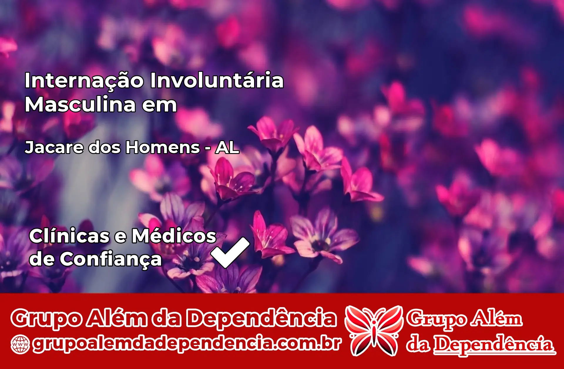 Internação Involuntária Masculina em Jacaré dos Homens – AL