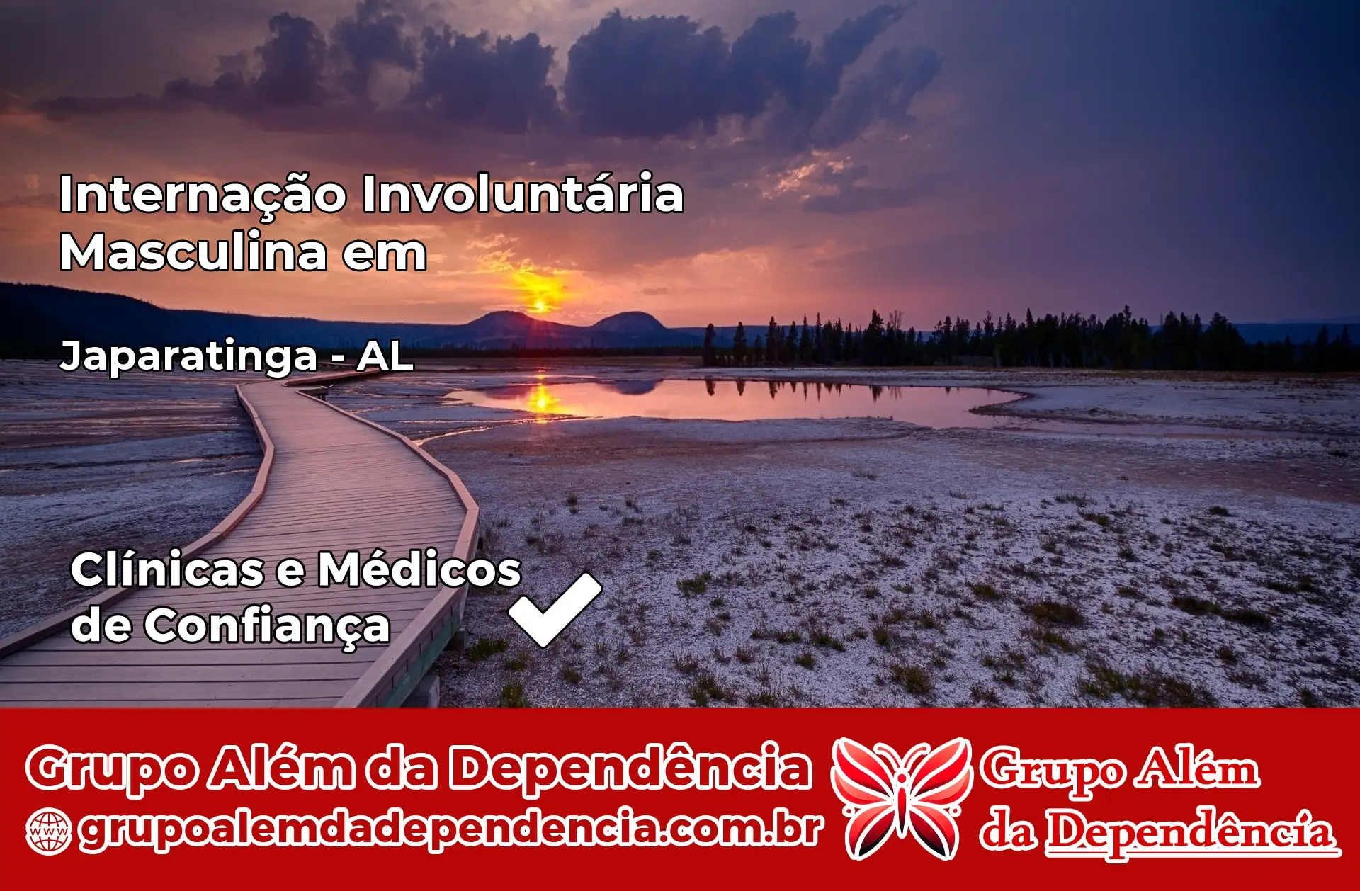 Internação Involuntária Masculina em Japaratinga – AL