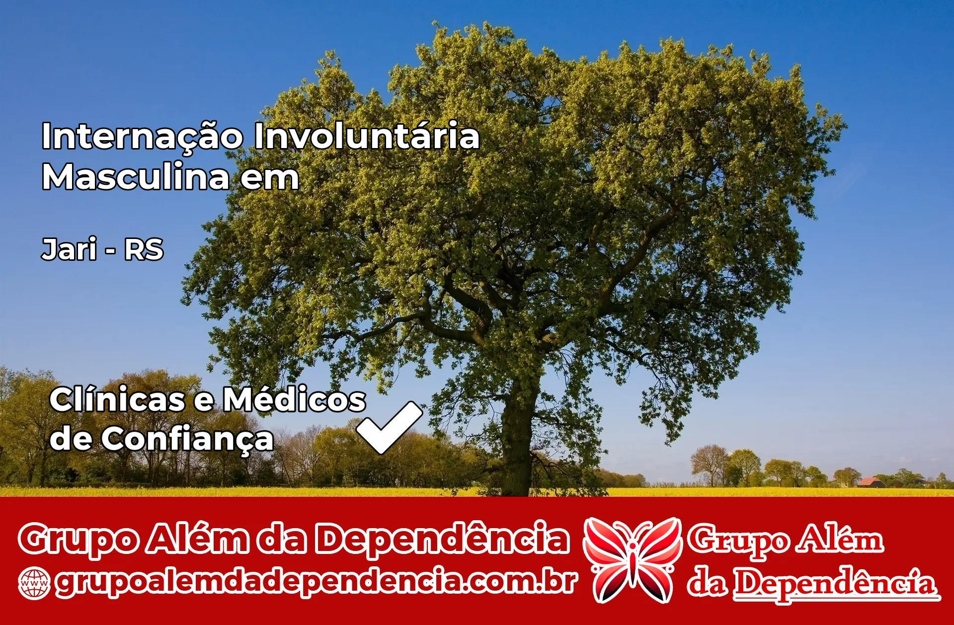 Internação Involuntária Masculina em Jari – RS