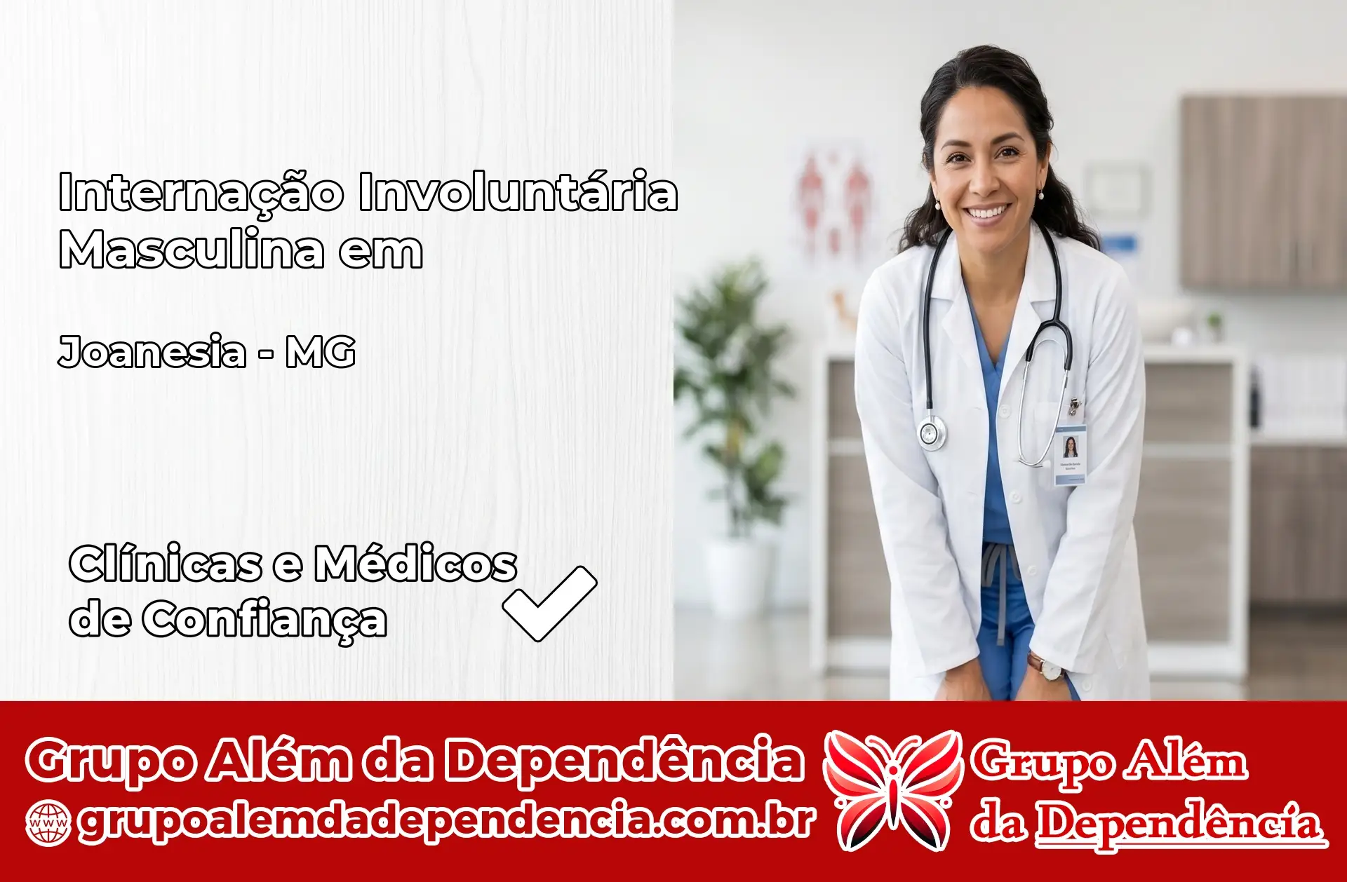 Internação Involuntária Masculina em Joanésia – MG