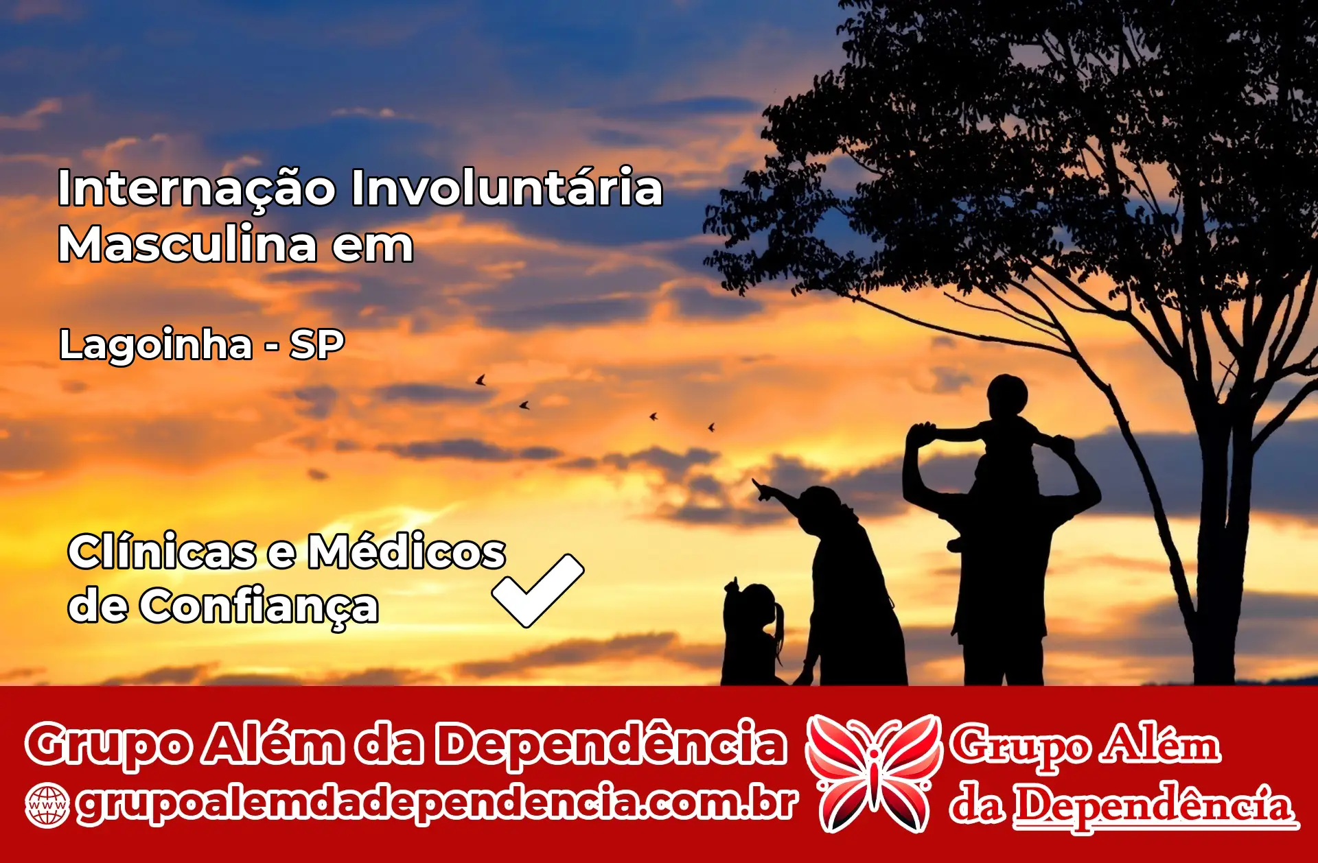 Internação Involuntária Masculina em Lagoinha – SP