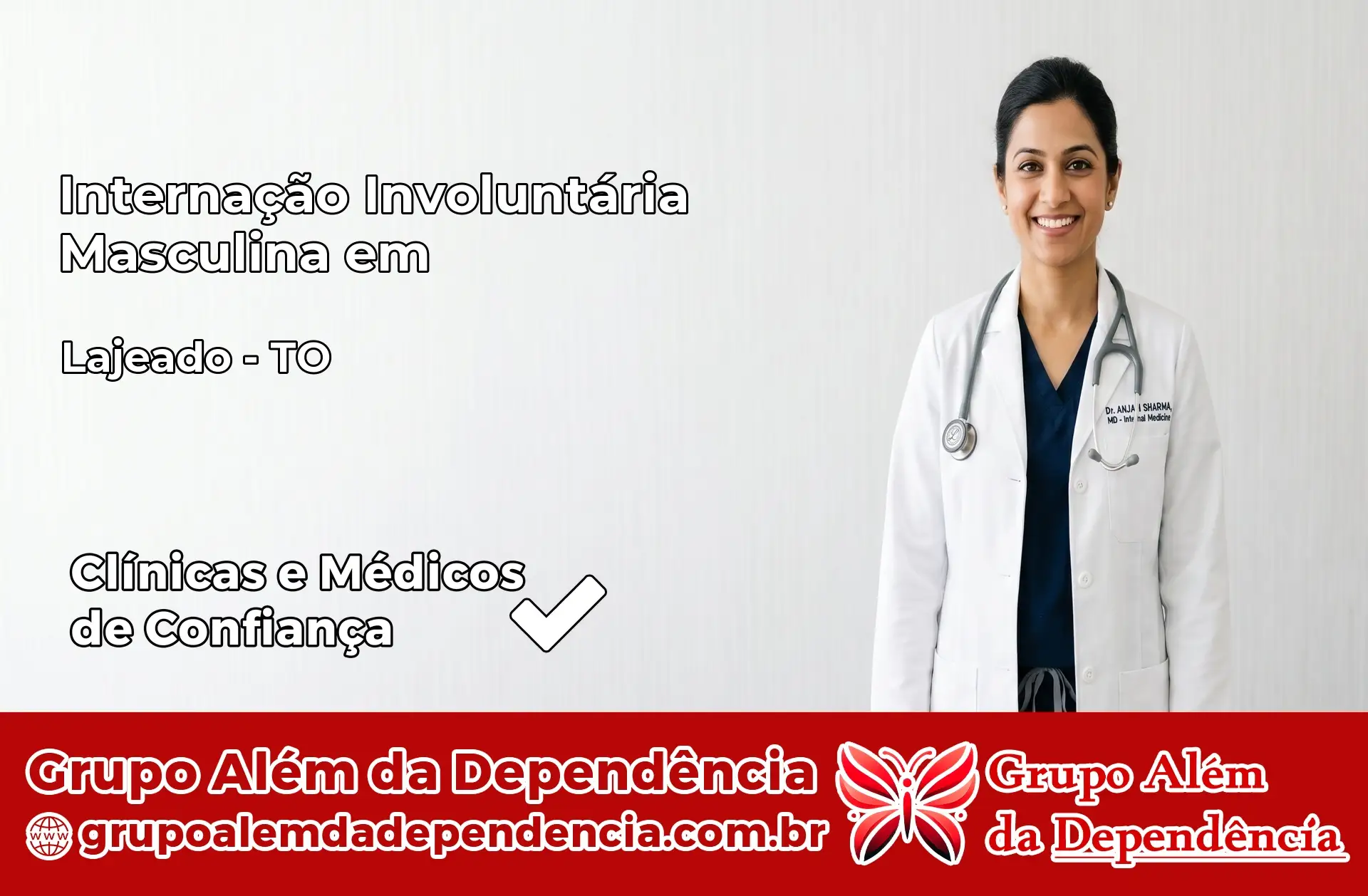 Internação Involuntária Masculina em Lajeado – TO