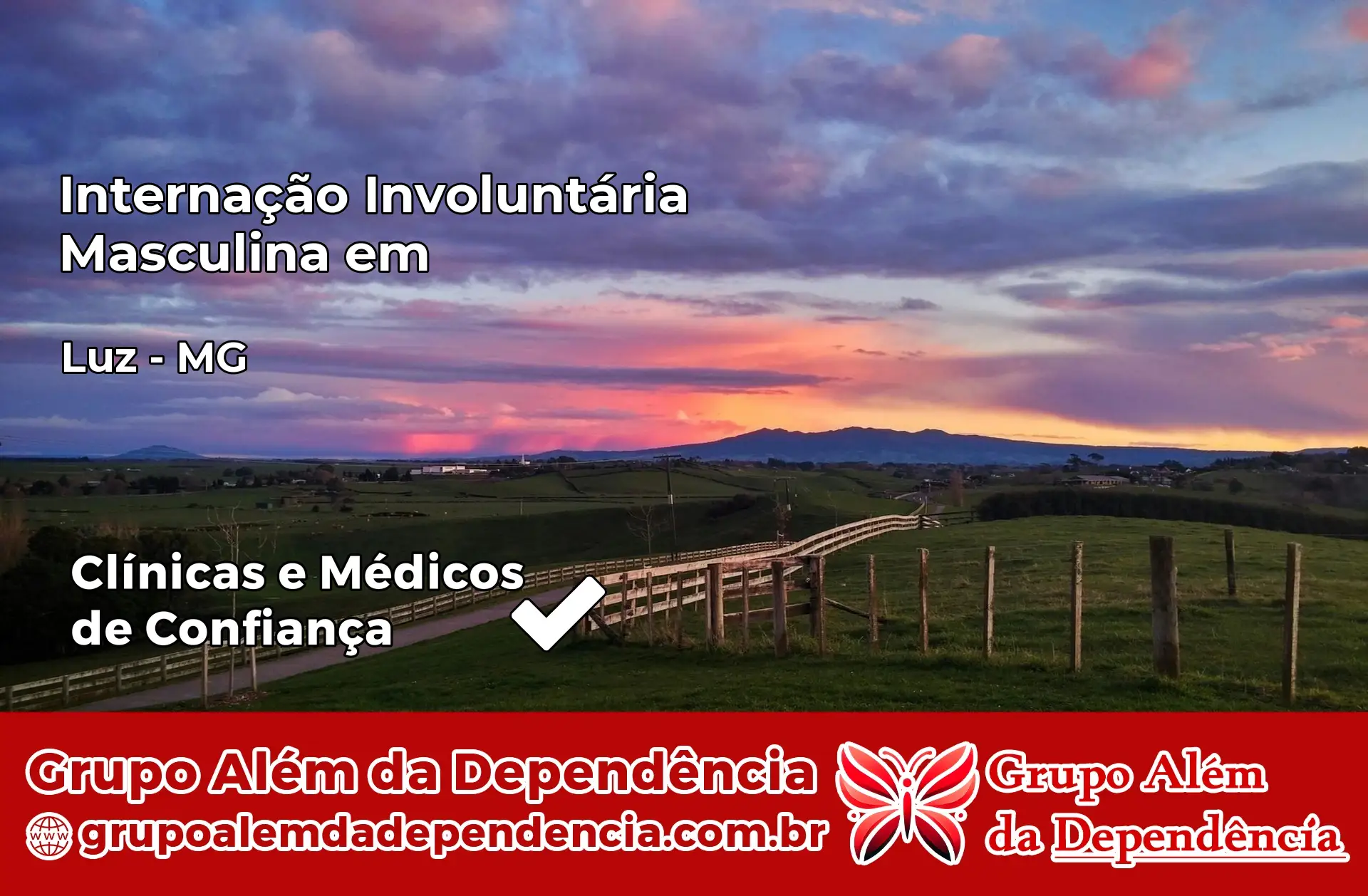 Internação Involuntária Masculina em Luz – MG