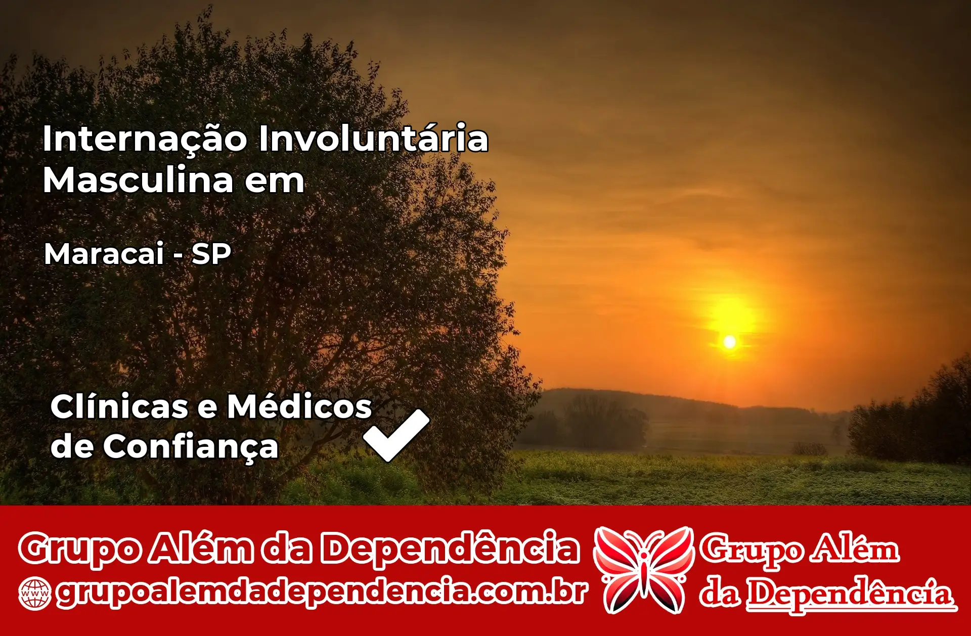 Internação Involuntária Masculina em Maracaí – SP