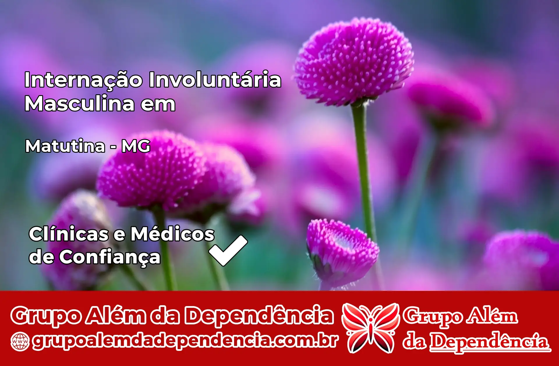 Internação Involuntária Masculina em Matutina – MG