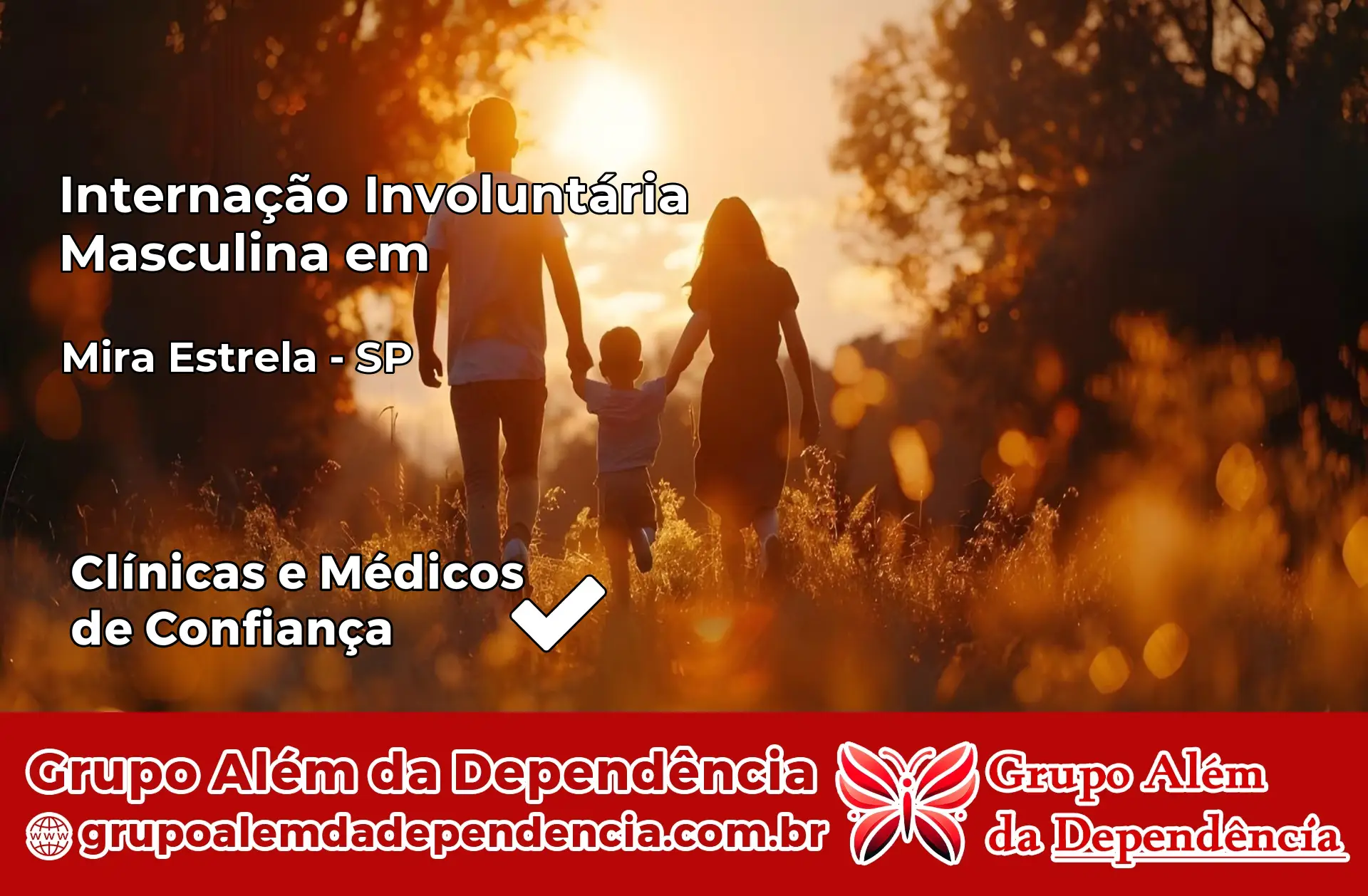 Internação Involuntária Masculina em Mira Estrela – SP