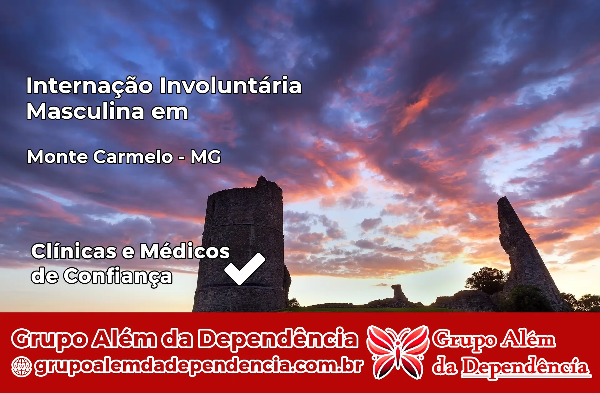 Internação Involuntária Masculina em Monte Carmelo – MG