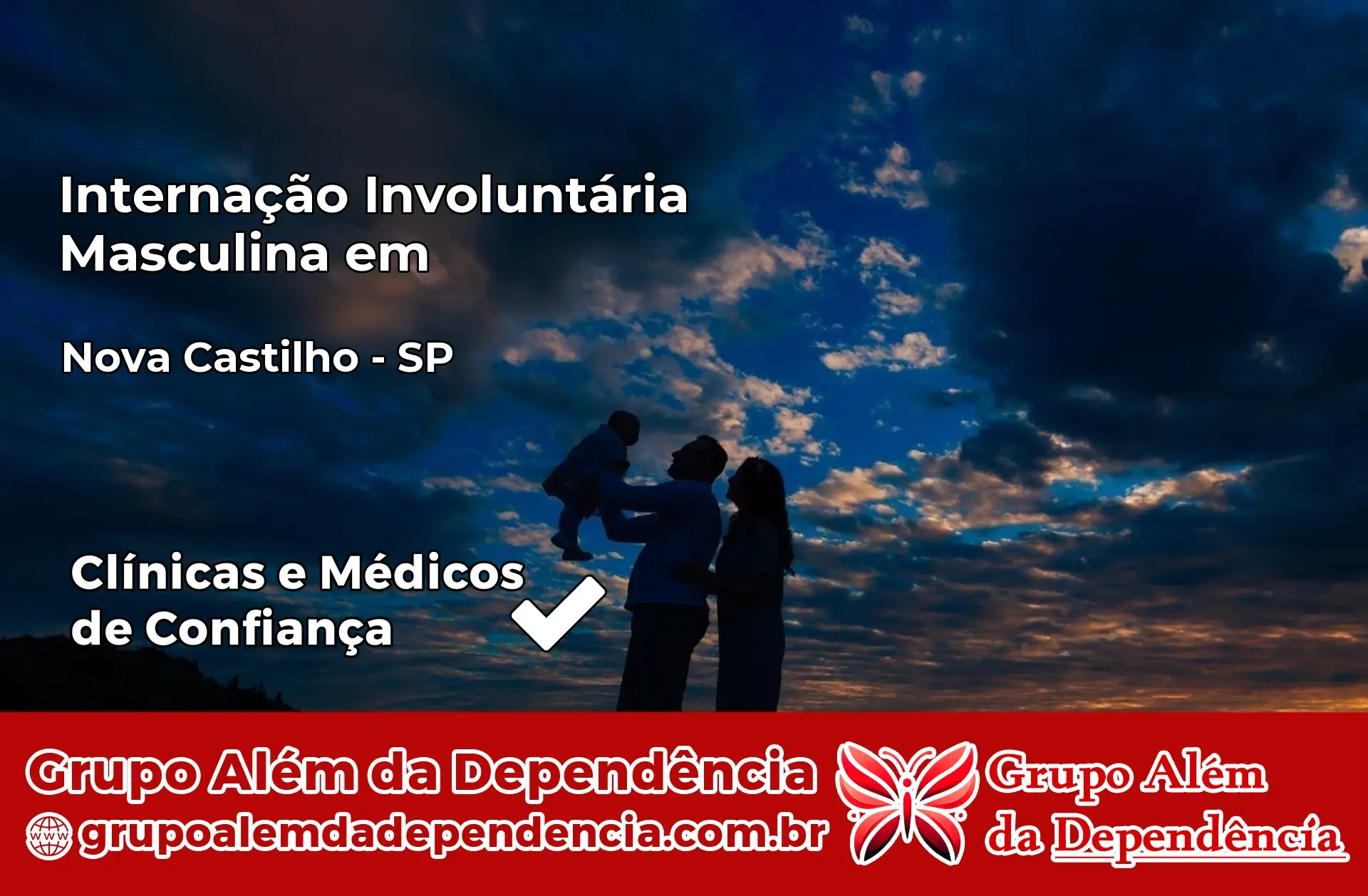 Internação Involuntária Masculina em Nova Castilho – SP