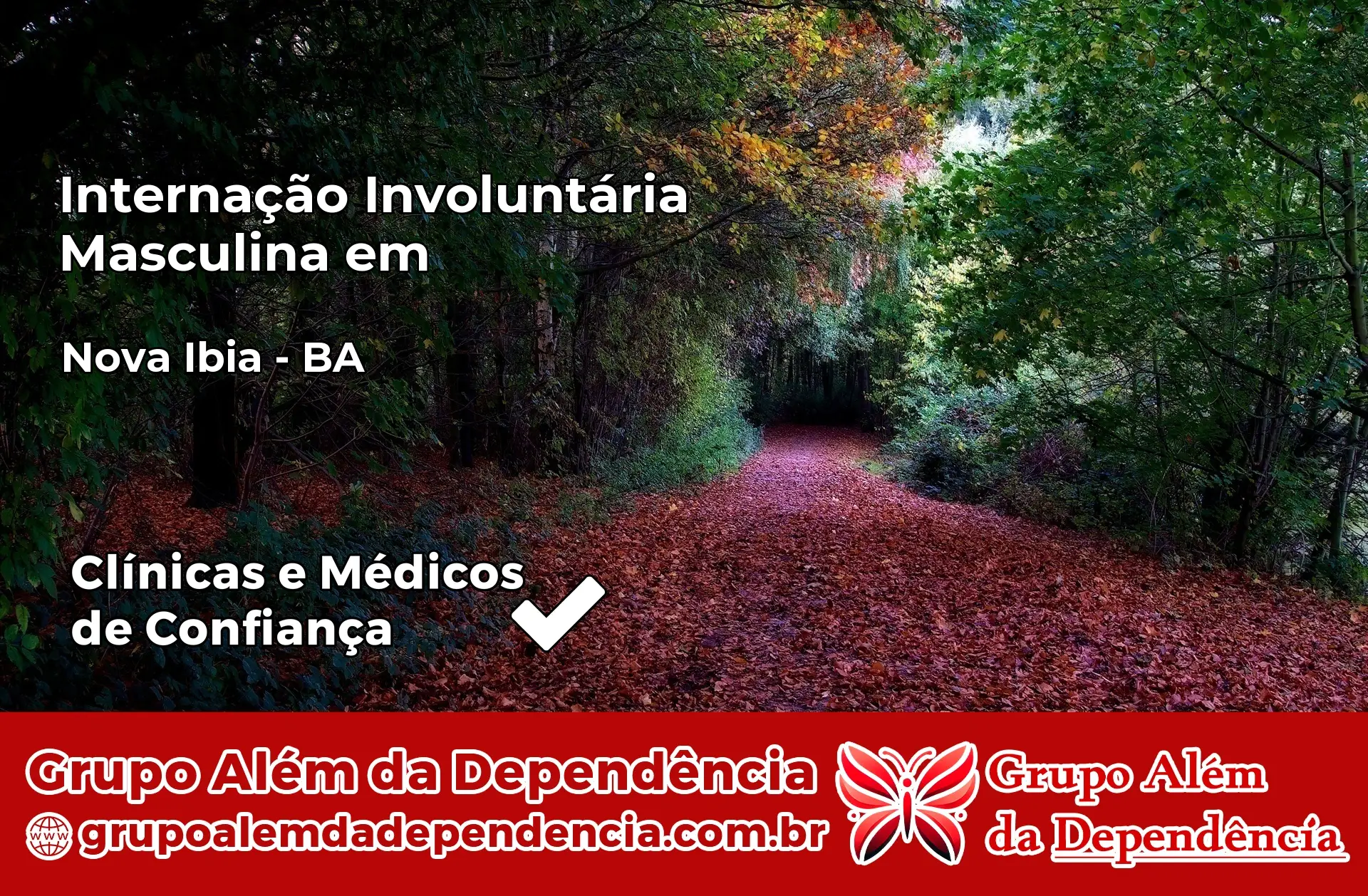 Internação Involuntária Masculina em Nova Ibiá – BA