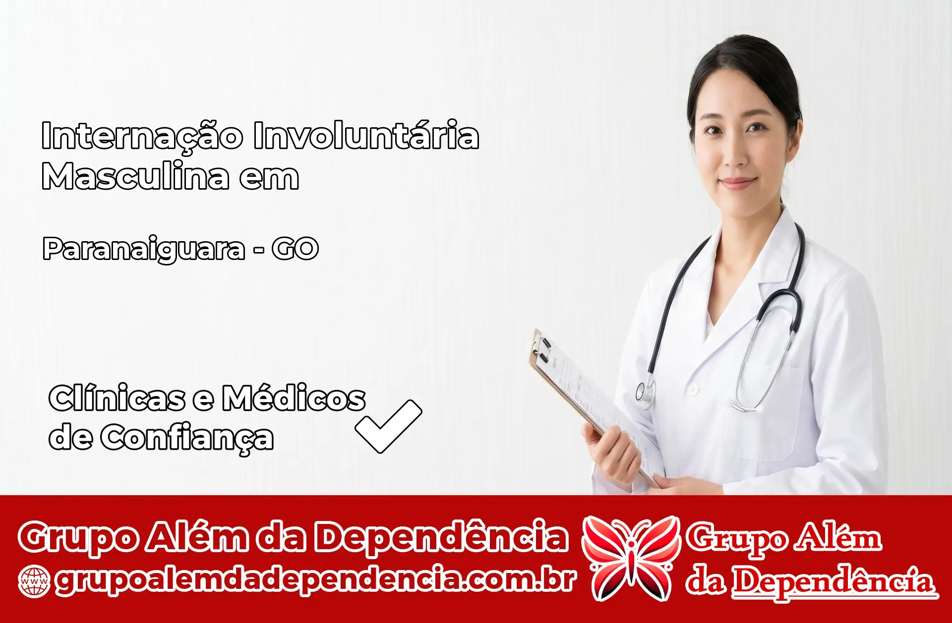 Internação Involuntária Masculina em Paranaiguara – GO