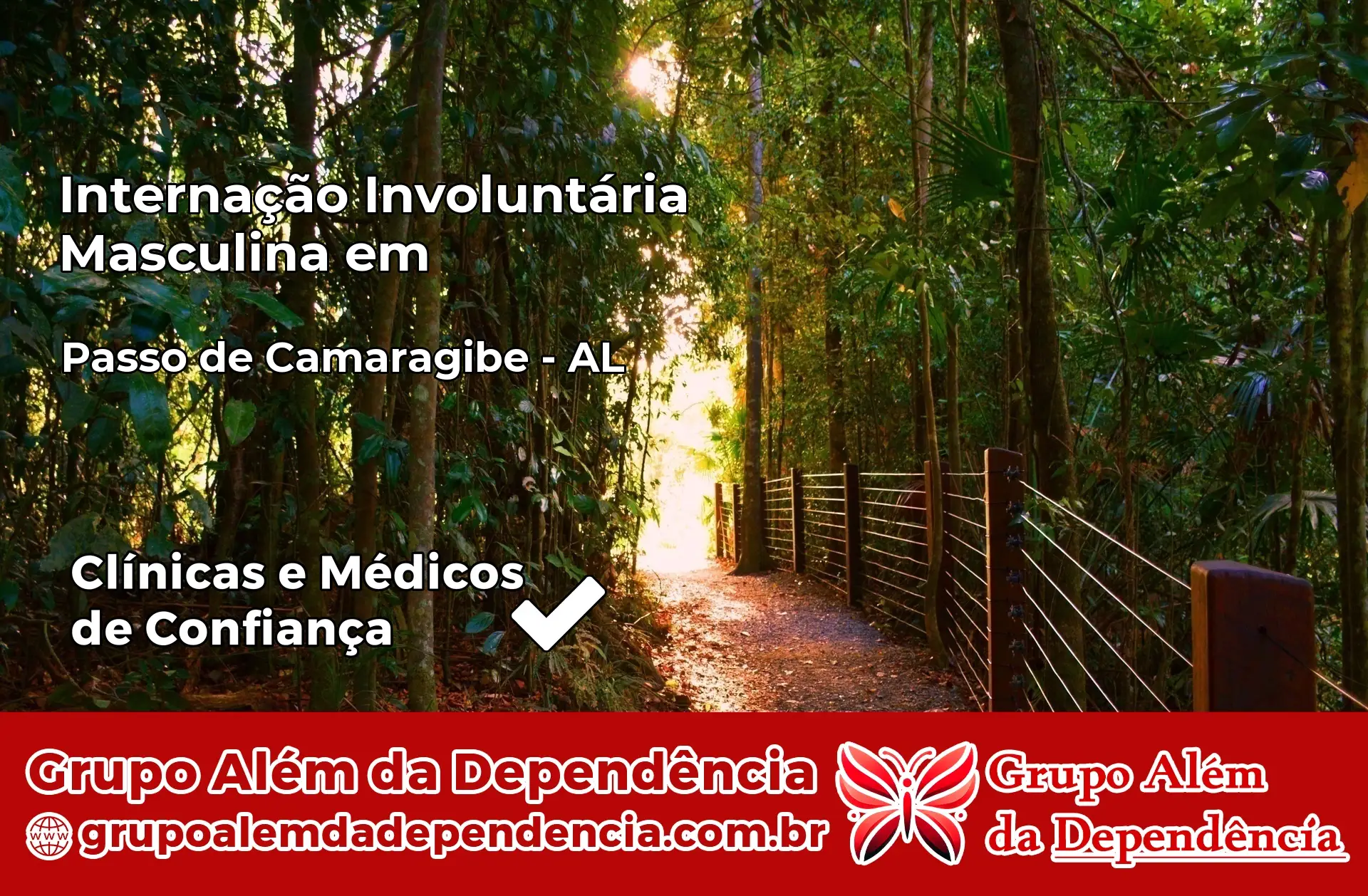 Internação Involuntária Masculina em Passo de Camaragibe – AL