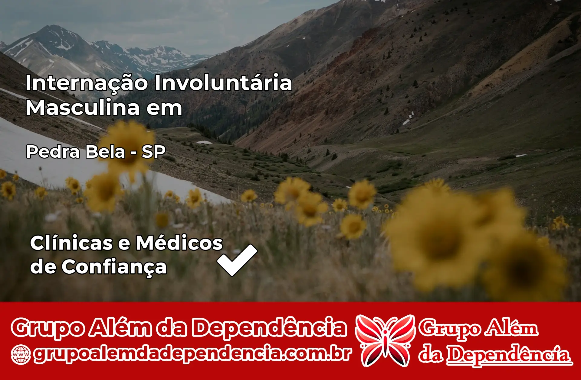 Internação Involuntária Masculina em Pedra Bela – SP
