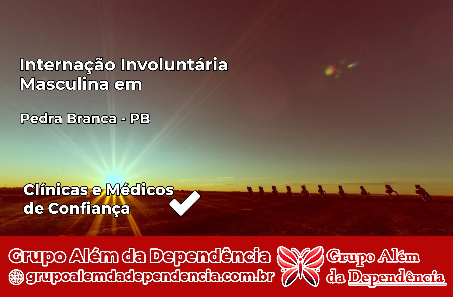 Internação Involuntária Masculina em Pedra Branca – PB