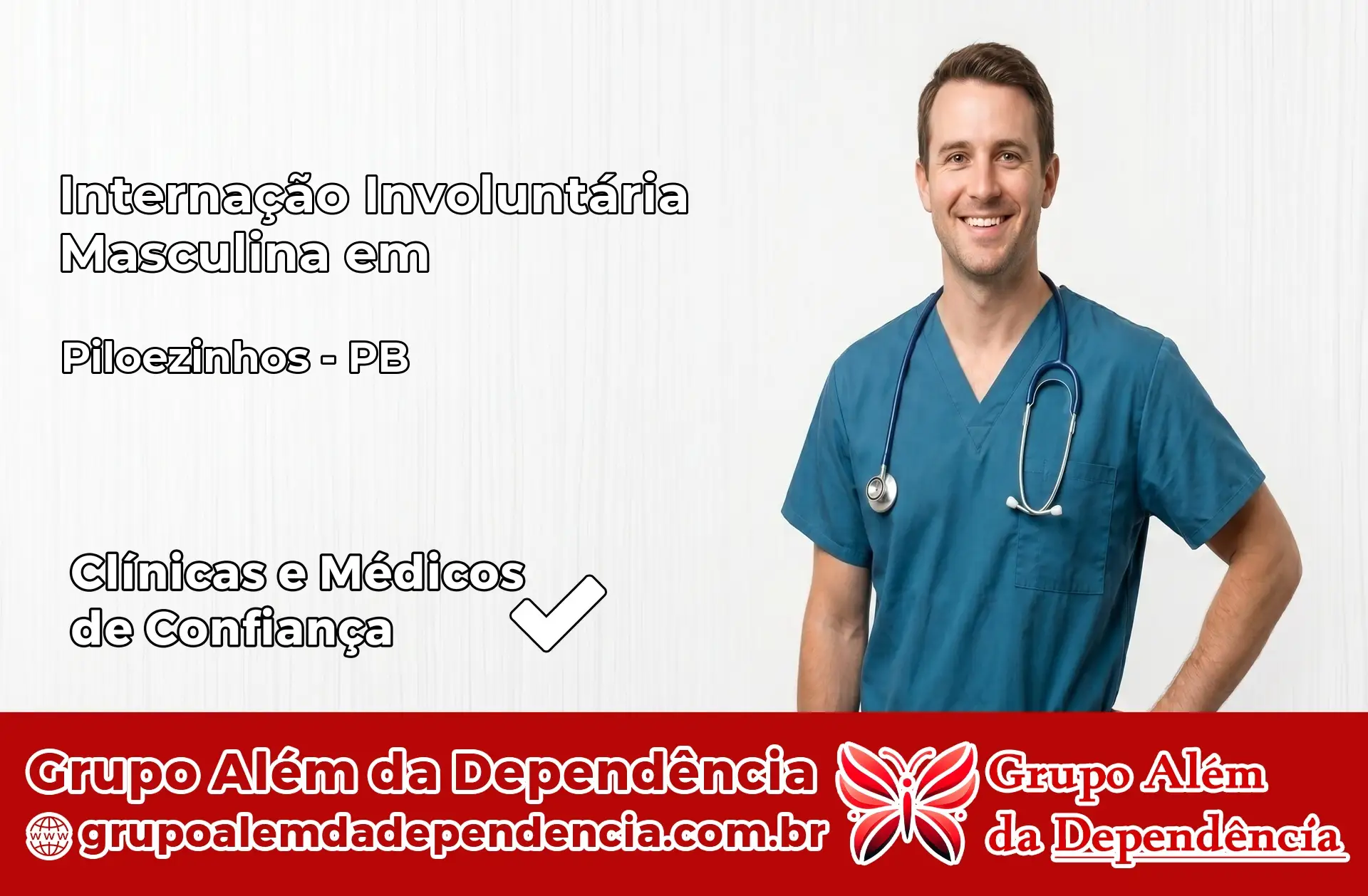 Internação Involuntária Masculina em Pilõezinhos – PB