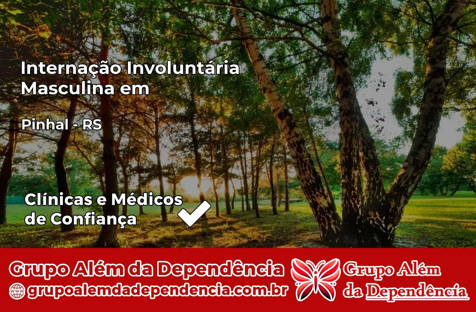 Internação Involuntária Masculina em Pinhal – RS