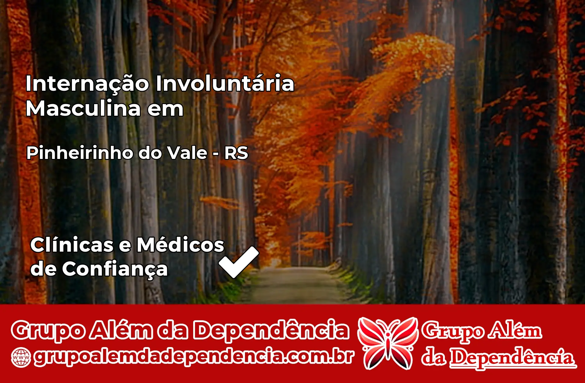 Internação Involuntária Masculina em Pinheirinho do Vale – RS
