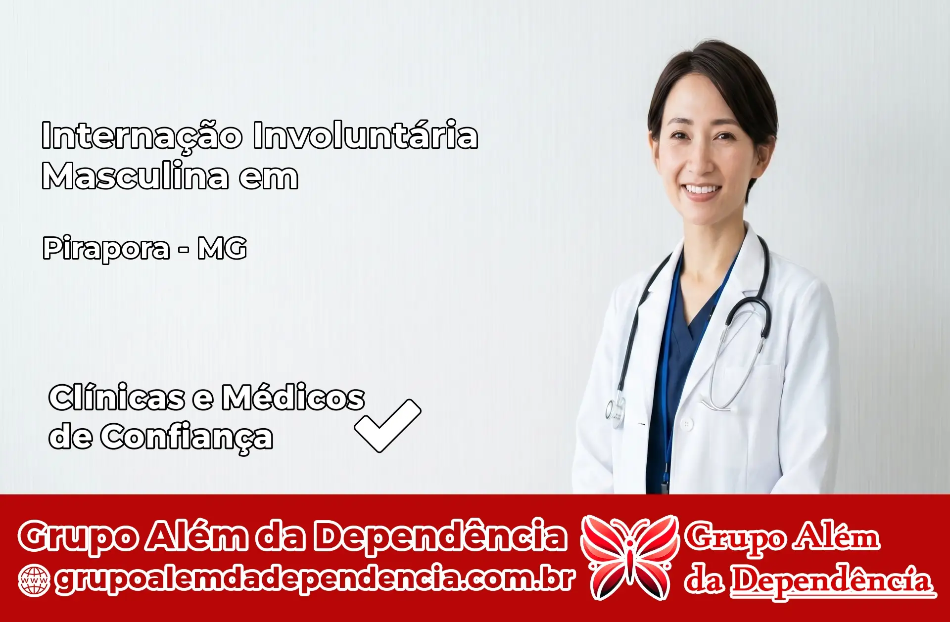 Internação Involuntária Masculina em Pirapora – MG