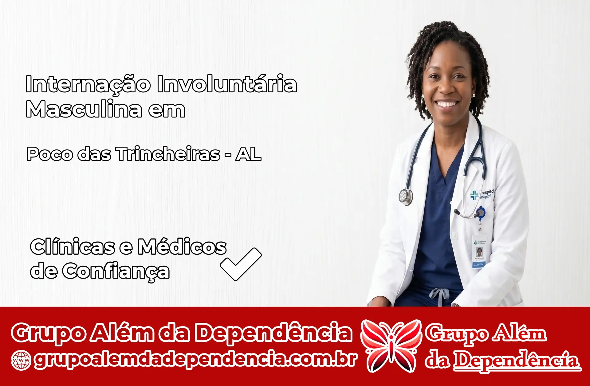 Internação Involuntária Masculina em Poço das Trincheiras – AL