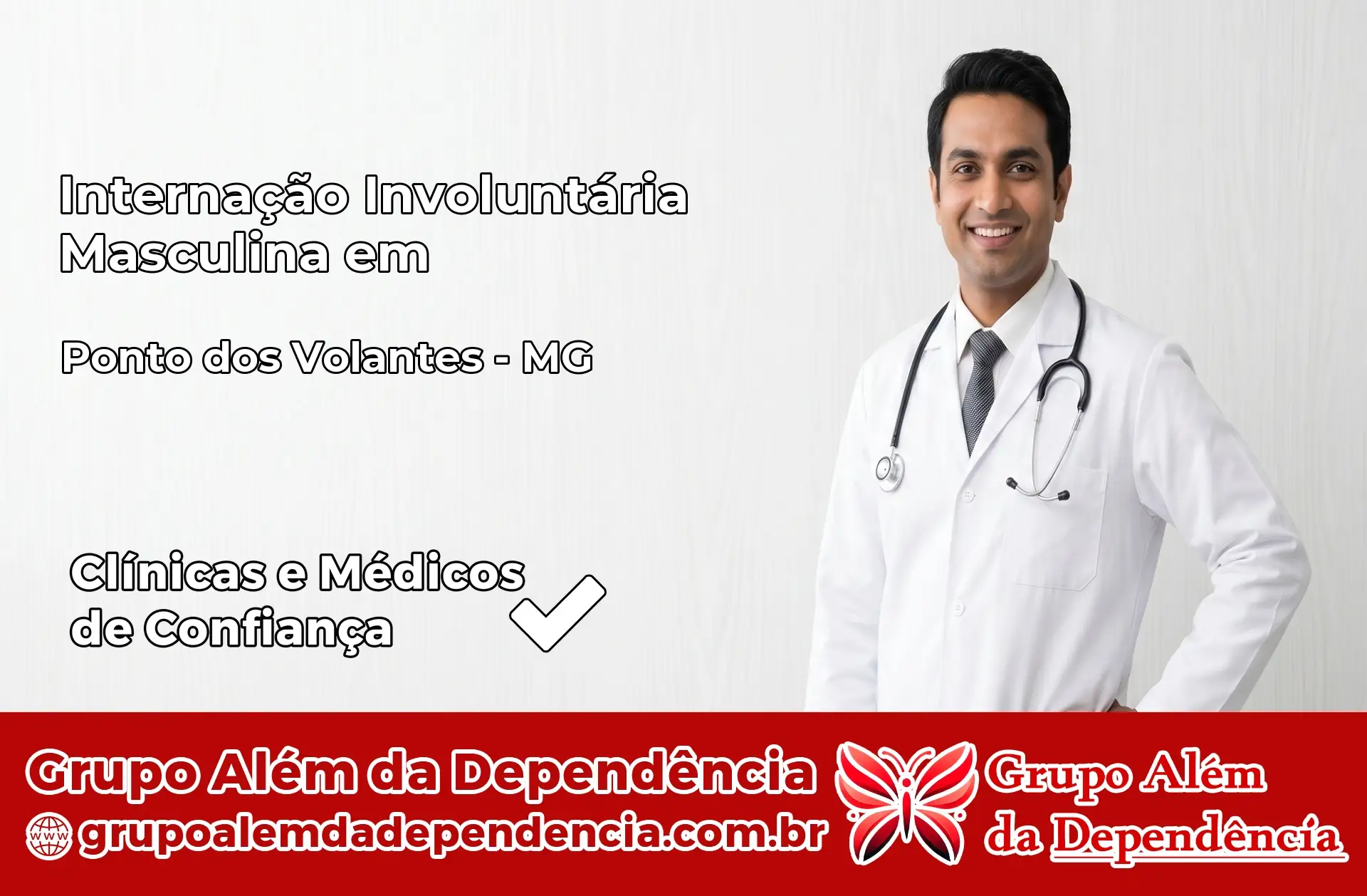 Internação Involuntária Masculina em Ponto dos Volantes – MG